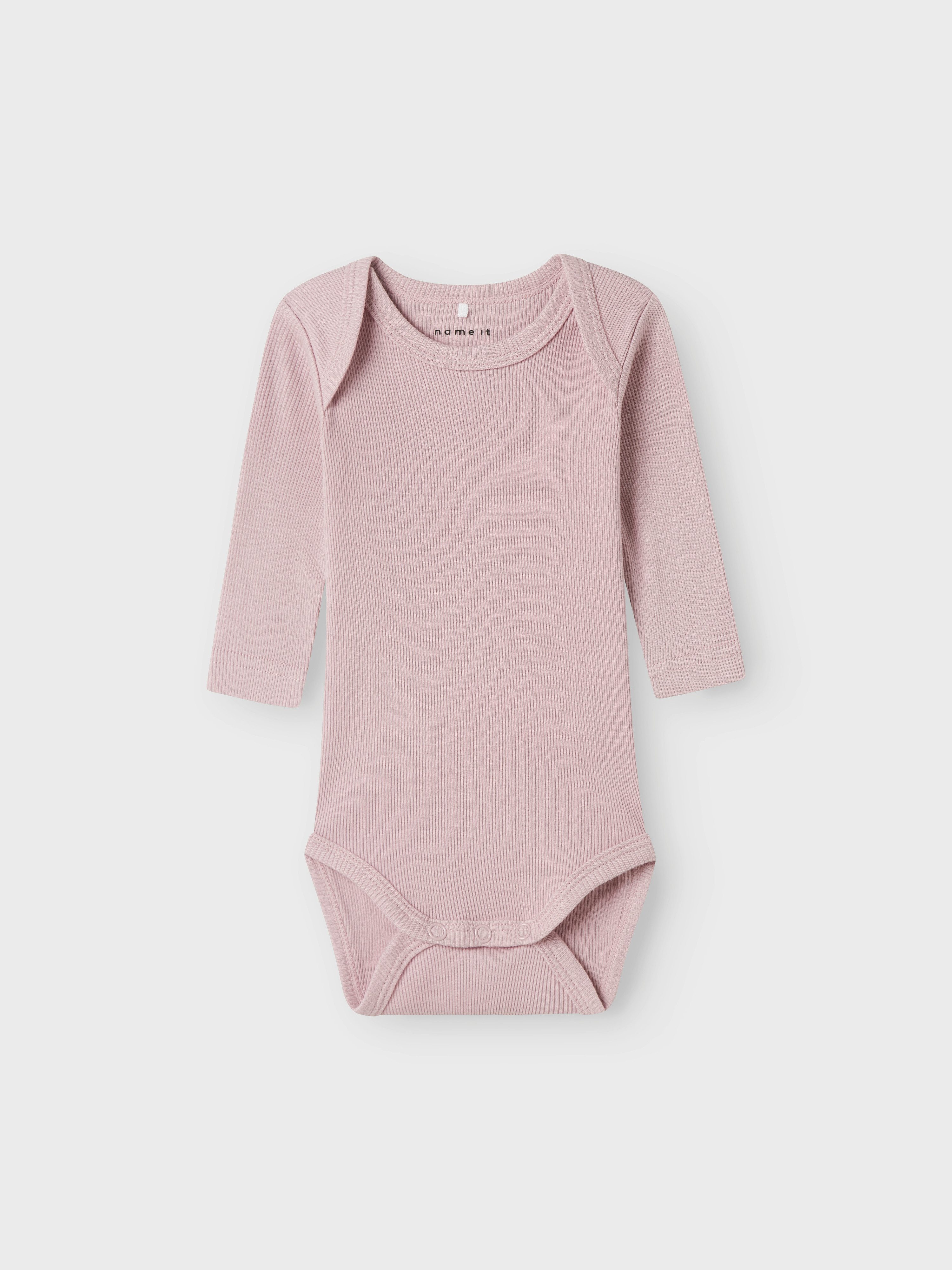 Name It Body NBNBODY 3P LS SOLID RIB (set, 3-delig)