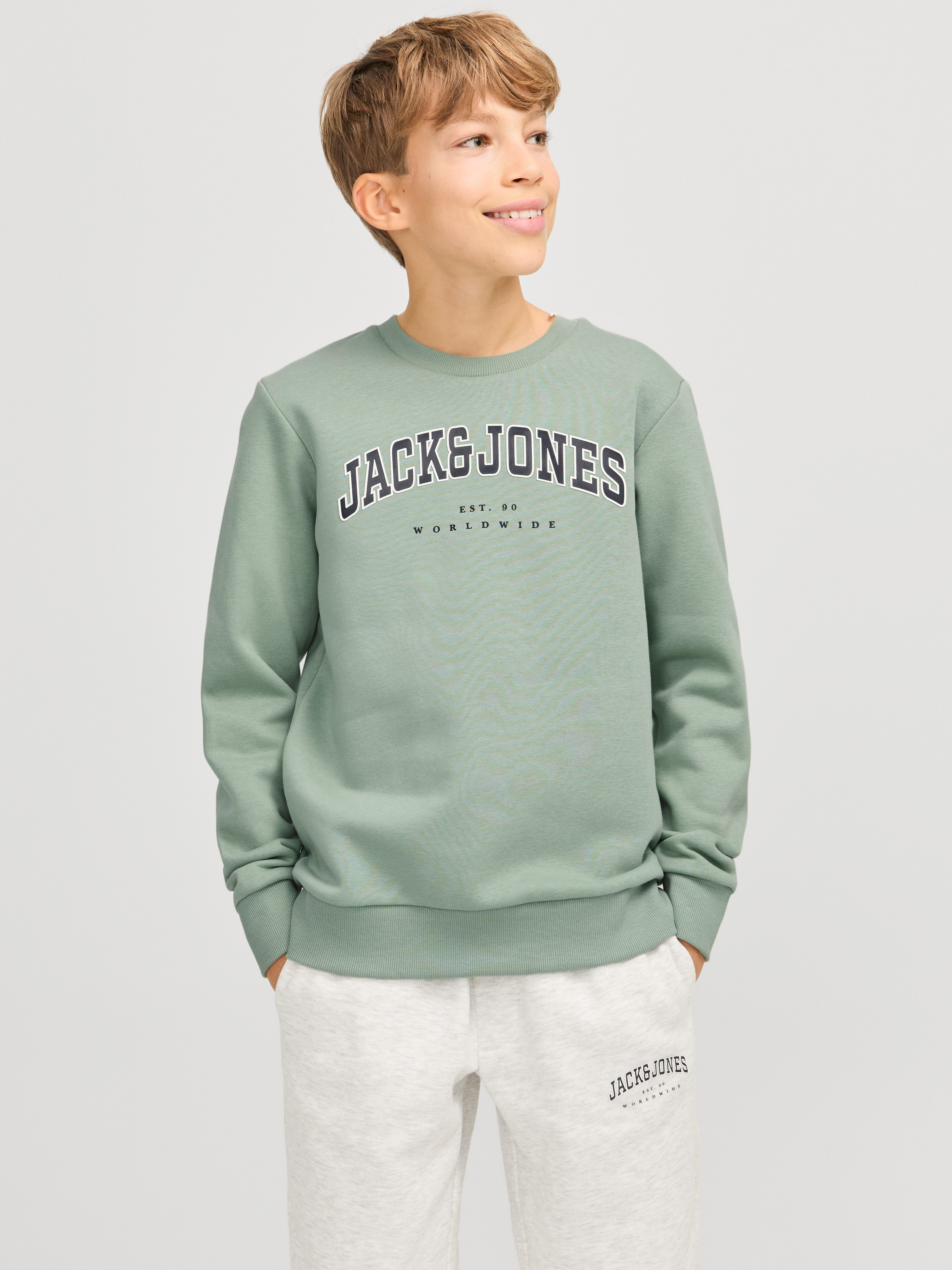 Jack & Jones Junior Sweatshirt JJECALEB VARSITY SWEAT CREW NECK SN JNR