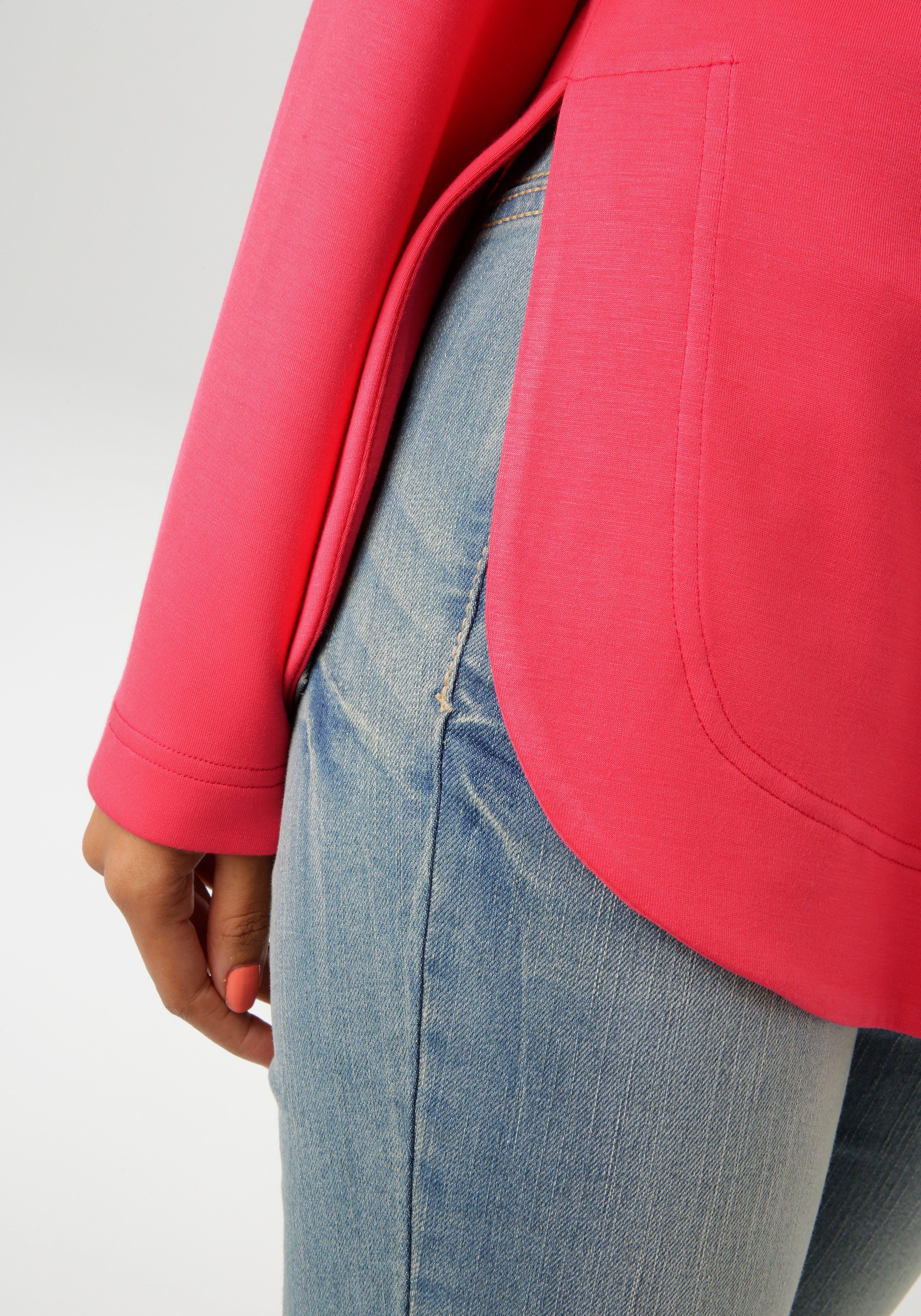 Aniston CASUAL Sweatshirt in trendy kleurenpalet - nieuwe collectie