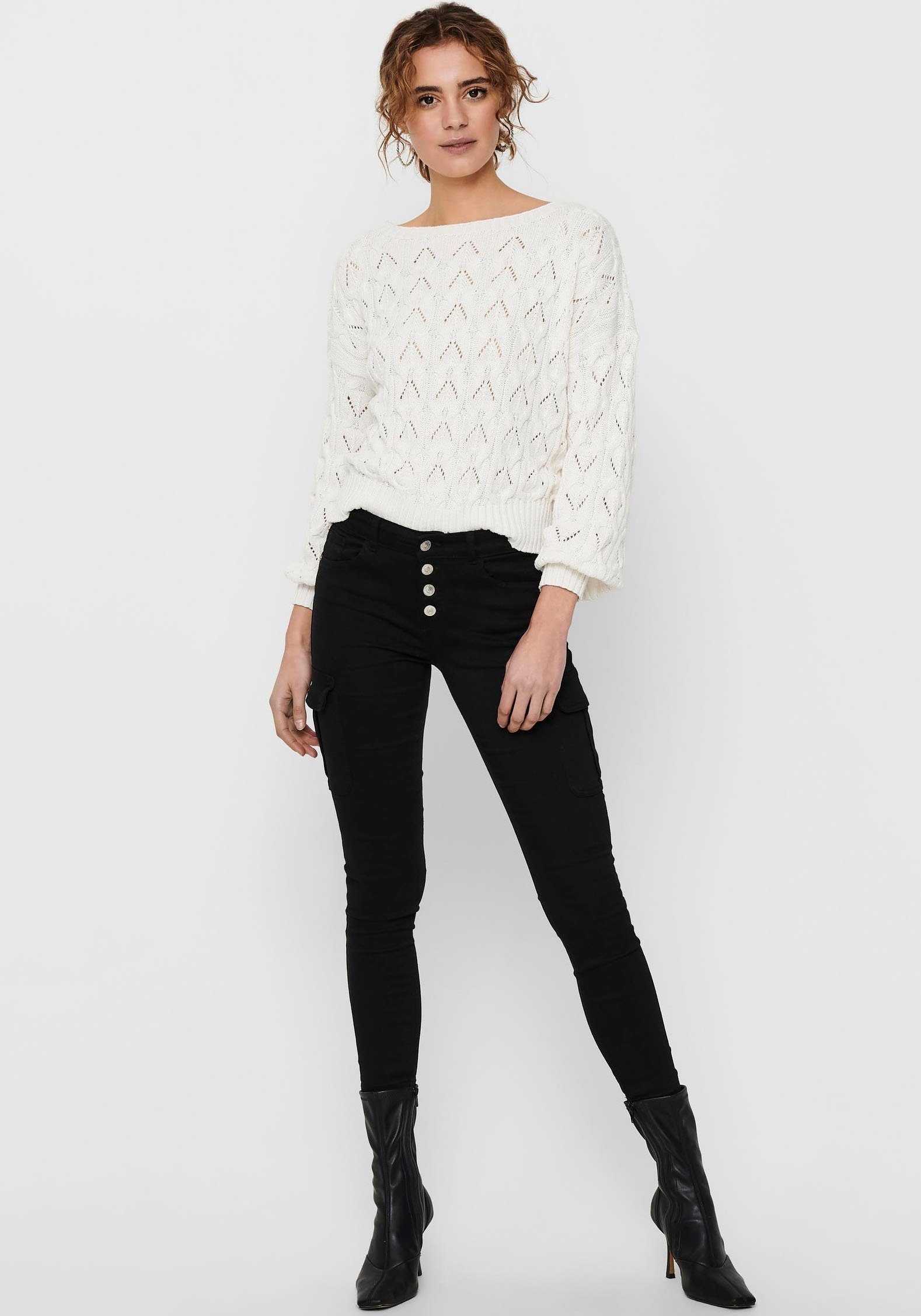 Only Gebreide trui ONLBRYNN LIFE STRUCTURE L/S PUL KNT
