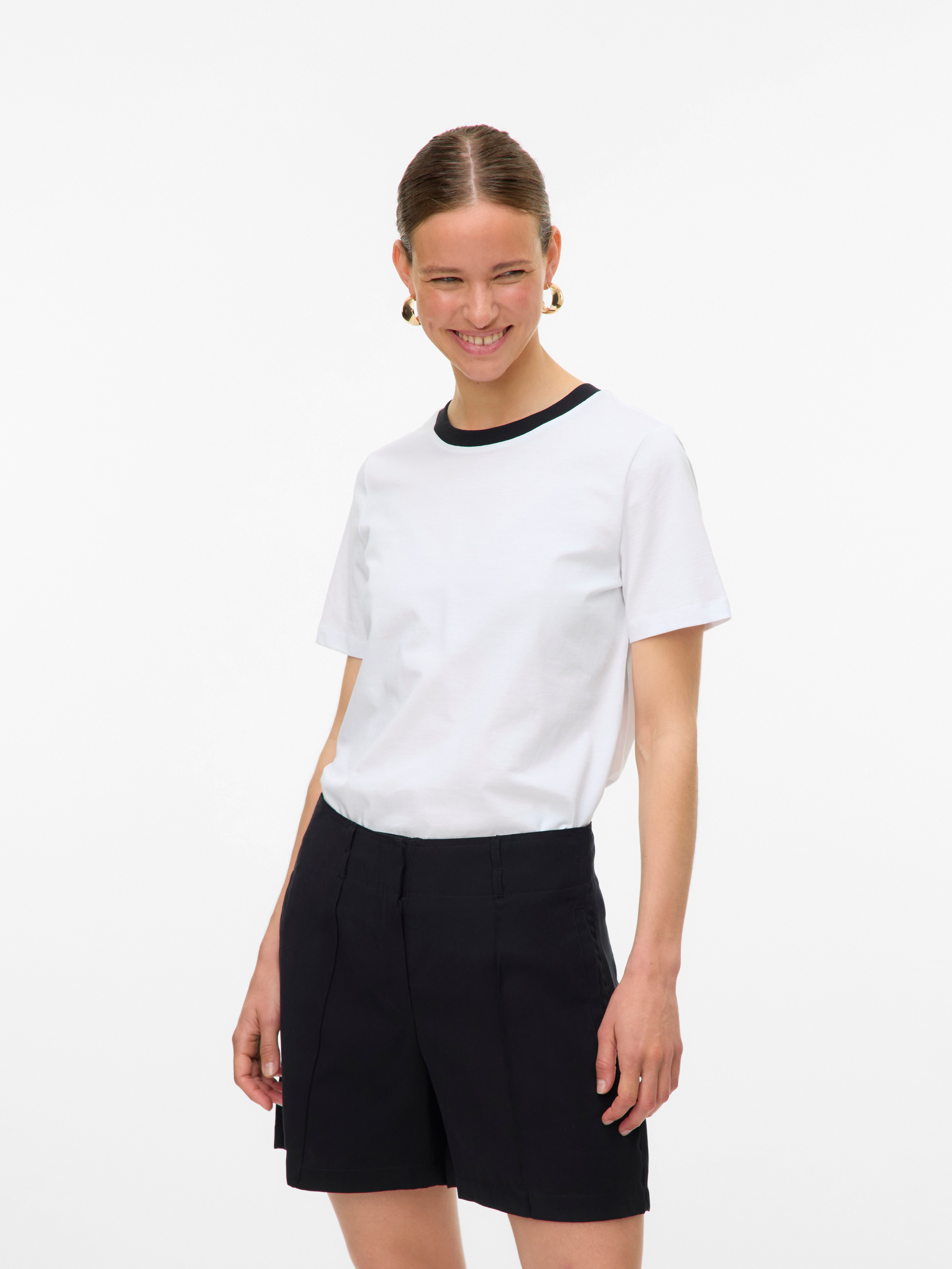 Vero Moda Shirt met korte mouwen VMPAULINA SS T-SHIRT GA JRS NOOS
