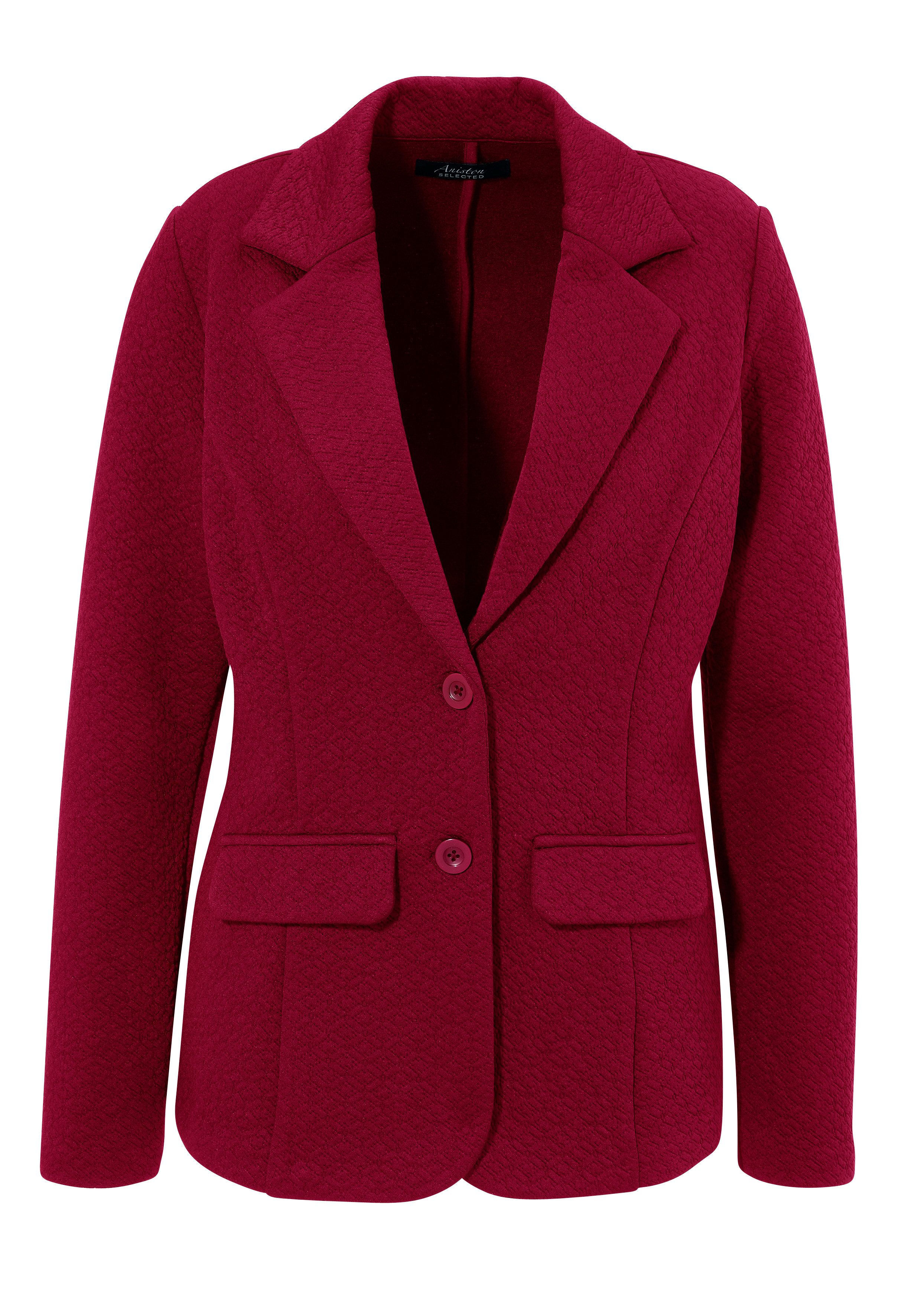 Aniston SELECTED Jerseyblazer met structuurmotief