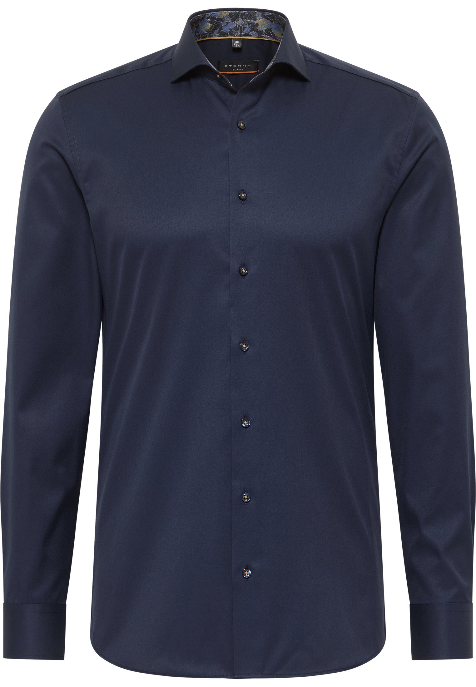 Eterna Overhemd met lange mouwen Slim fit NON IRON (strijkvrij)