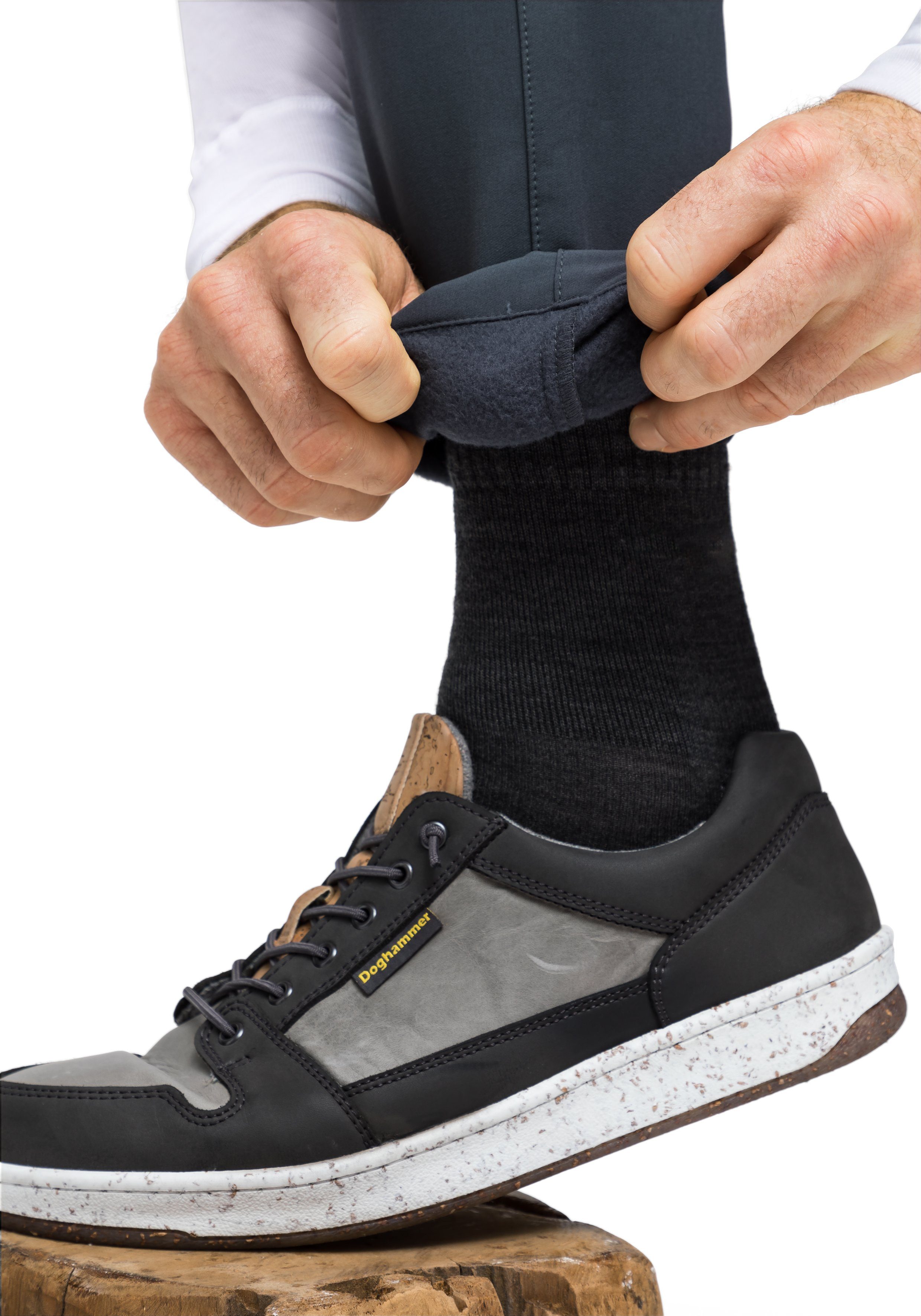 Maier Sports Functionele broek CHARLES Heren outdoorbroek, elastische broek met fleece binnenkant, regular fit