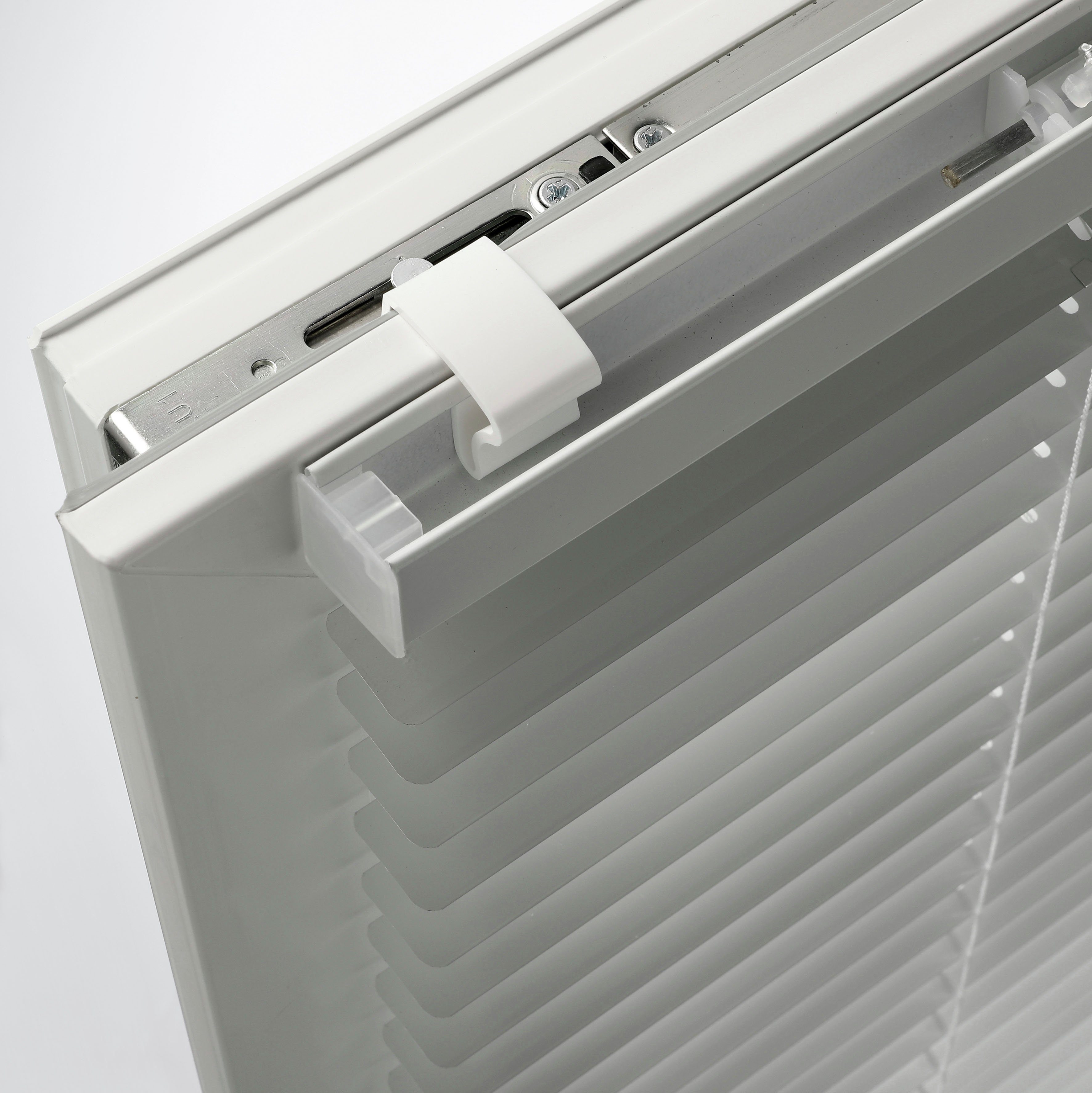 GARDINIA Bevestiging voor bescherming tegen inkijk Klemhouder voor aluminium jaloezieën (3 stuks)