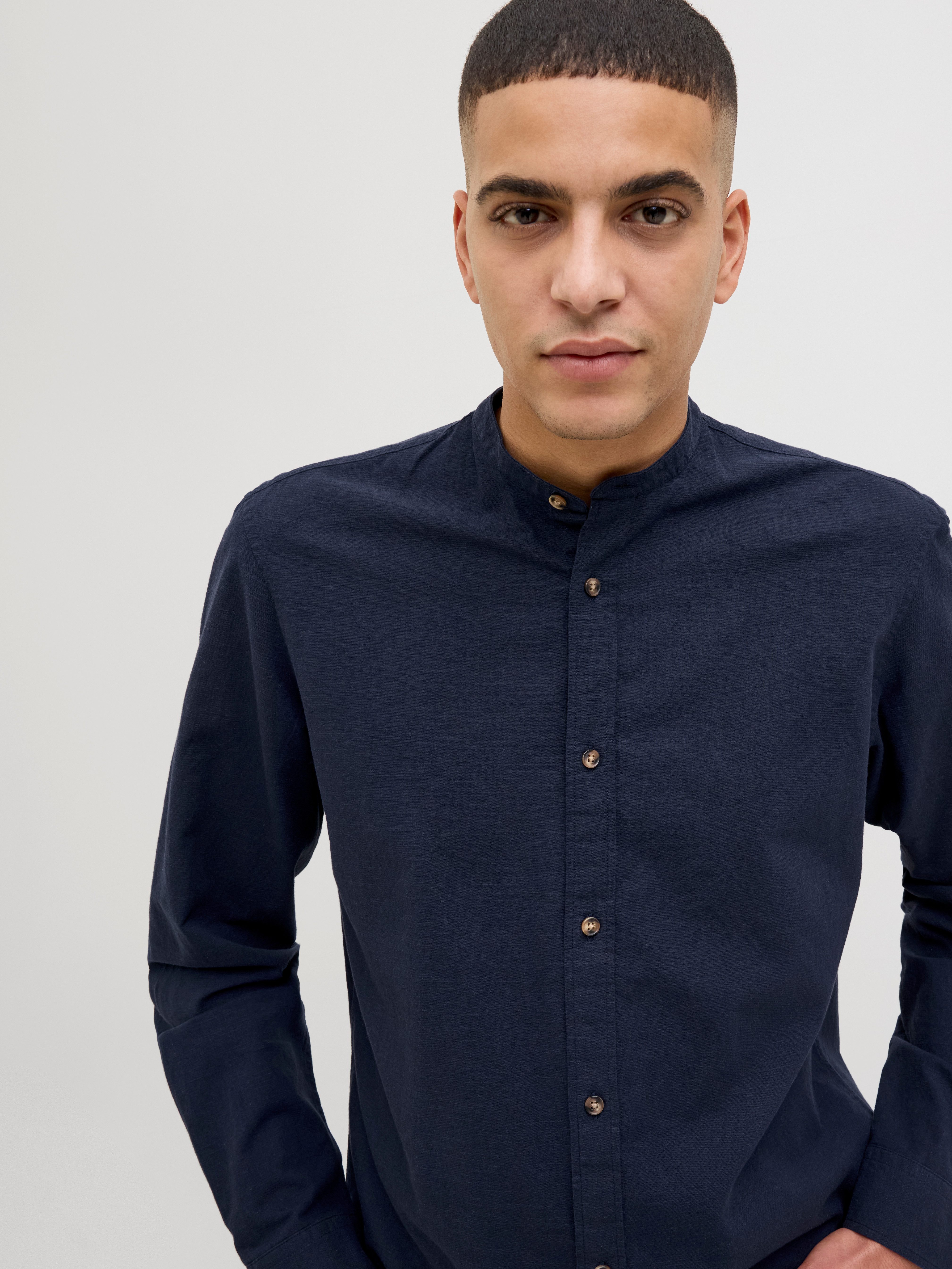 Jack & Jones Overhemd met lange mouwen JJESUMMER BAND SHIRT LS SN