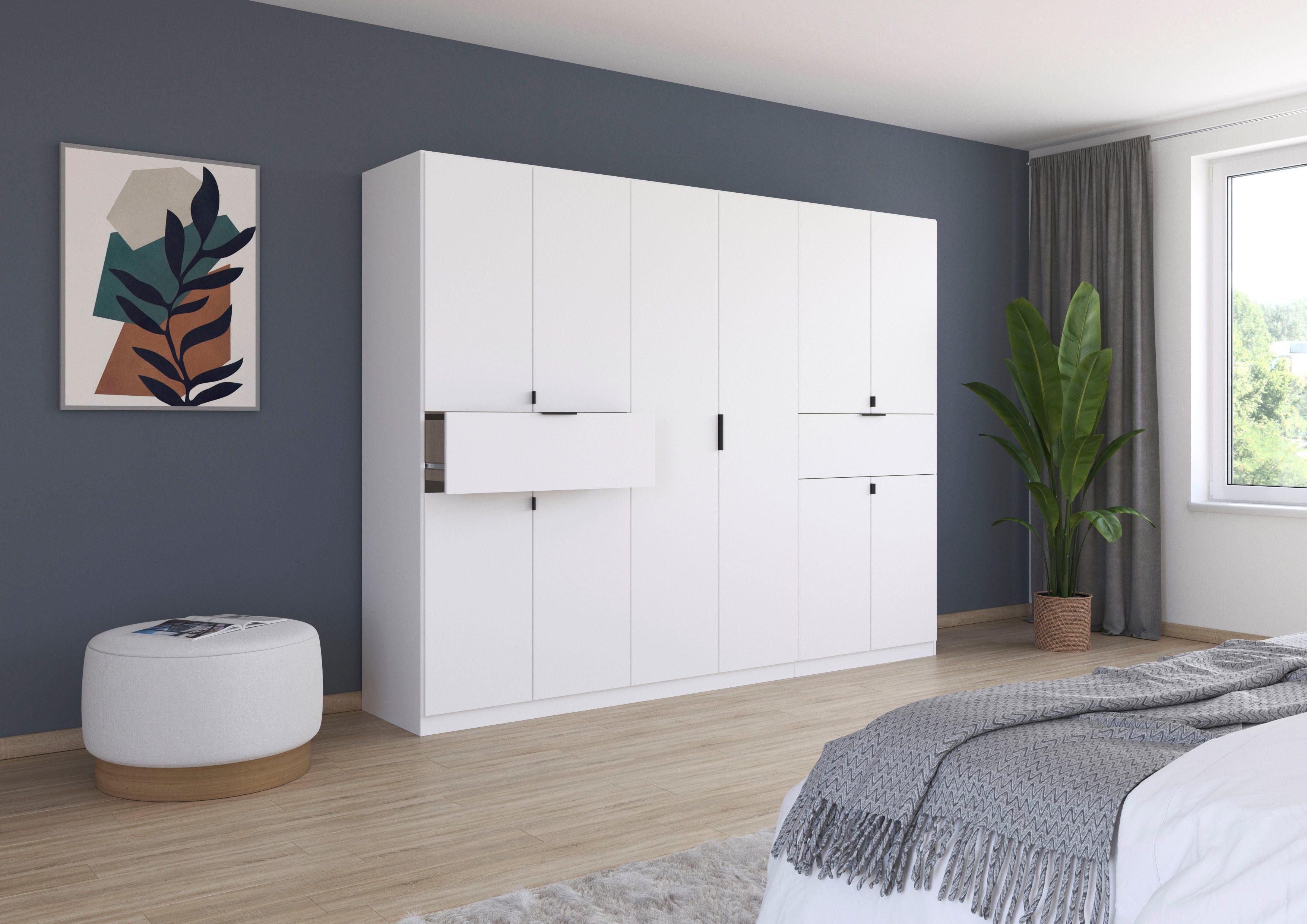 rauch Draaideurkast Kledingkast kast garderobe waskast TICAO met 2 ruime lades, veel opbergruimte made in germany