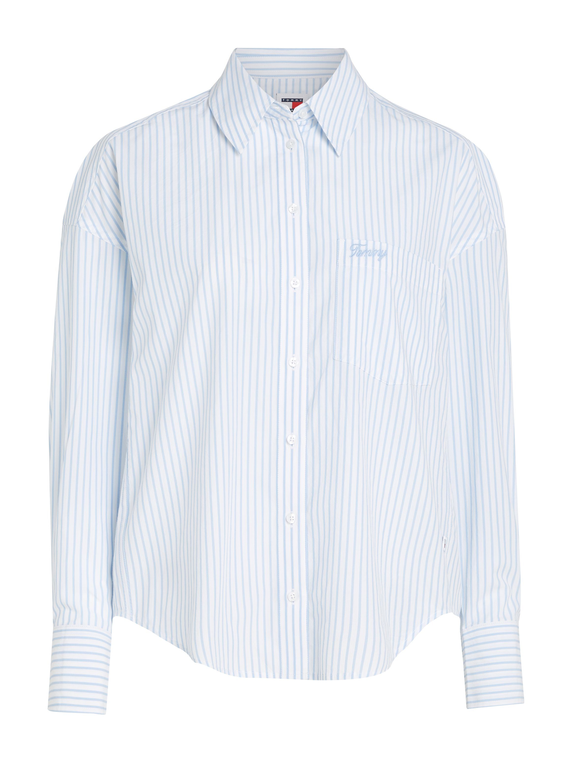 TOMMY JEANS Top TJW SP OVR STRIPE SHIRT Met TOMMY JEANS-merklabel