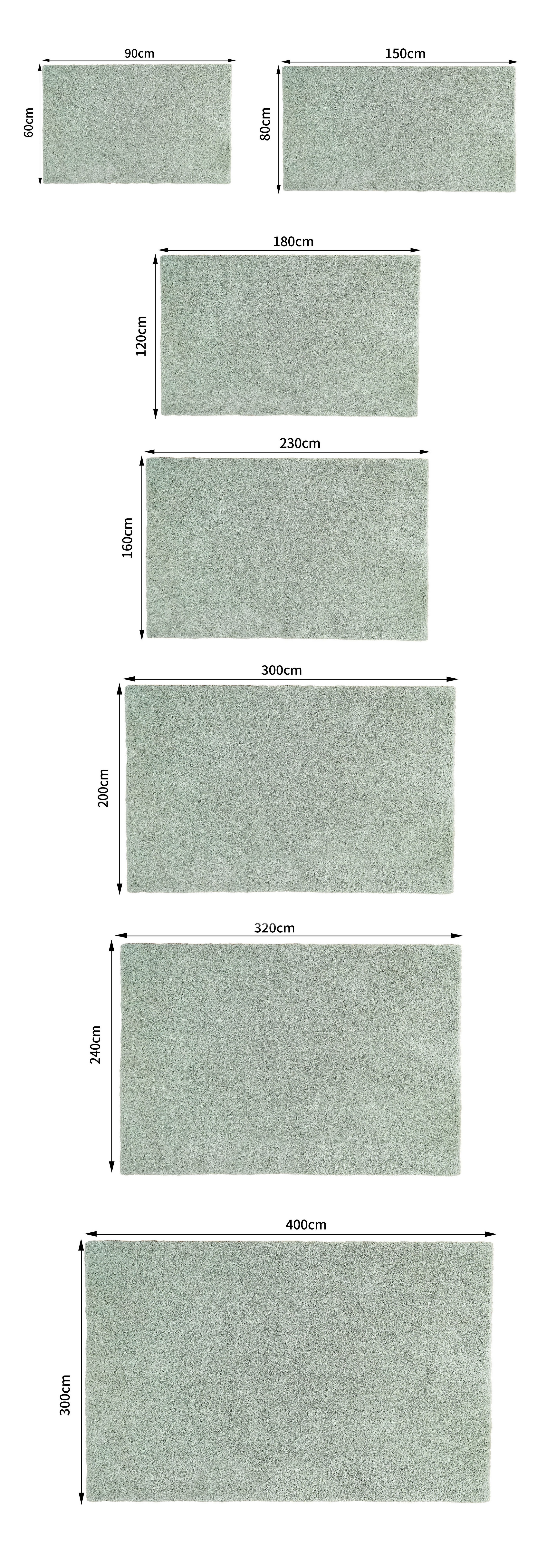 my home Hoogpolig vloerkleed Microvezeltapijt Magong, bijzonder zacht, zeer fijne pool uni, woonkamer, slaapkamer, kinderkamer, ook rond en als loper