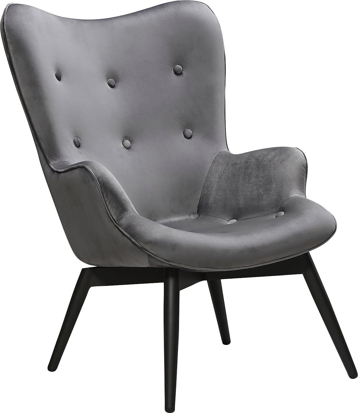 SalesFever Fauteuil Decoratieve knopen in de rugleuning (1 stuk)