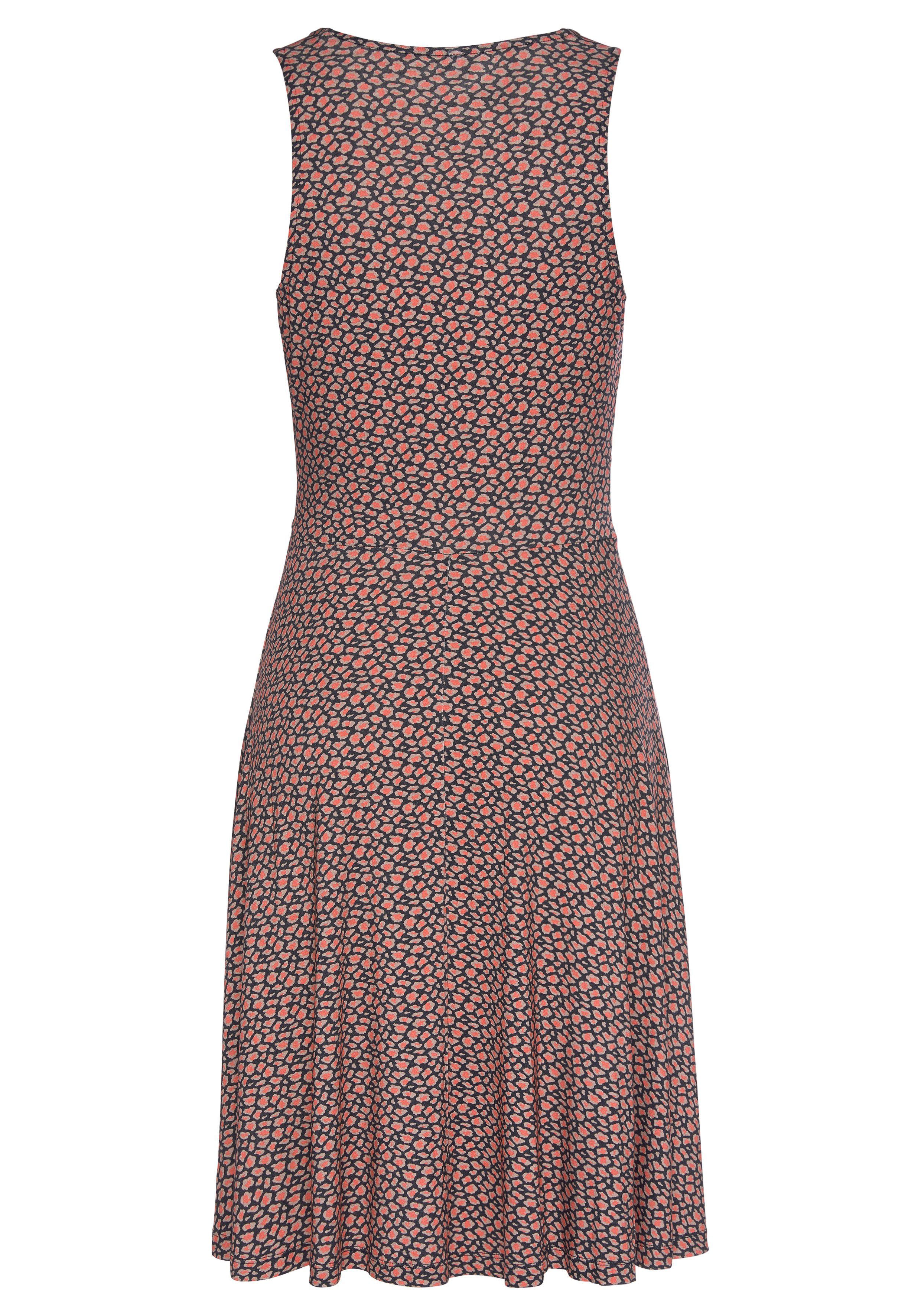 Vivance Jerseyjurk met all-over print in wikkellook, zomerjurk, strandjurk, casual-chic
