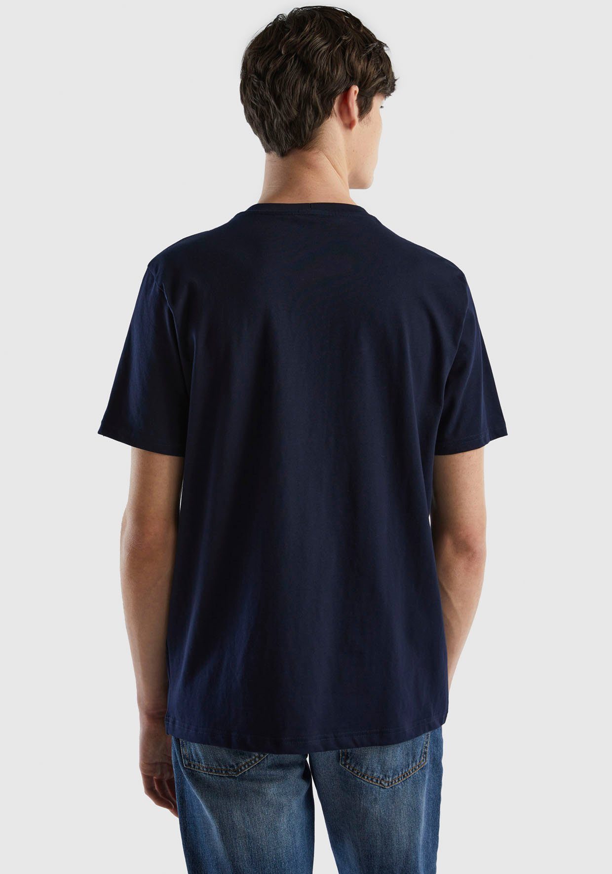 United Colors of Benetton T-shirt met merkbadge
