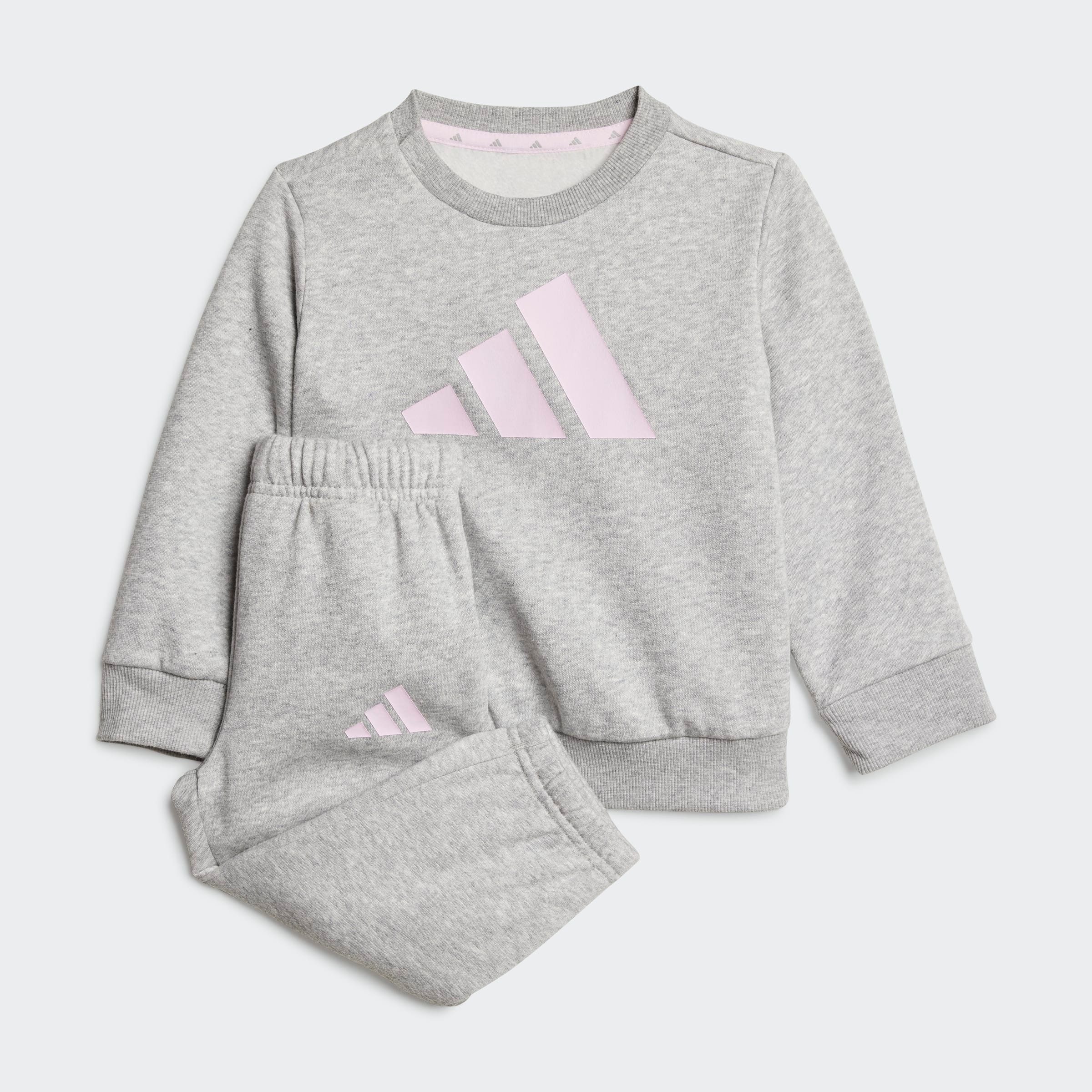 adidas Sportswear Trainingspak I BL FL JOG 240 (2-delig) kinderen trainingspakken maat 86 grijs
