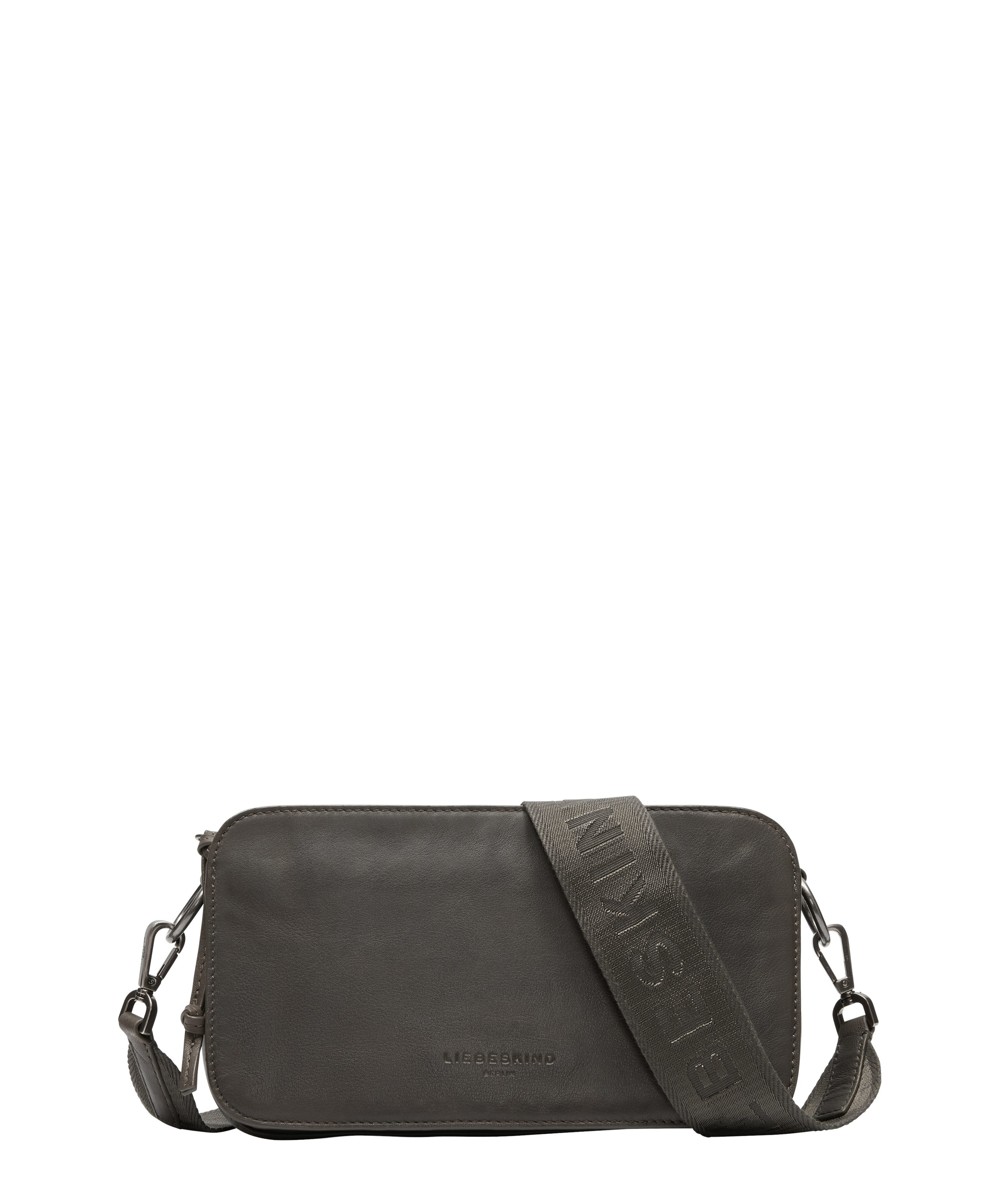 Liebeskind berlin Leren handtas met label in reliëf model 'CLARICE'