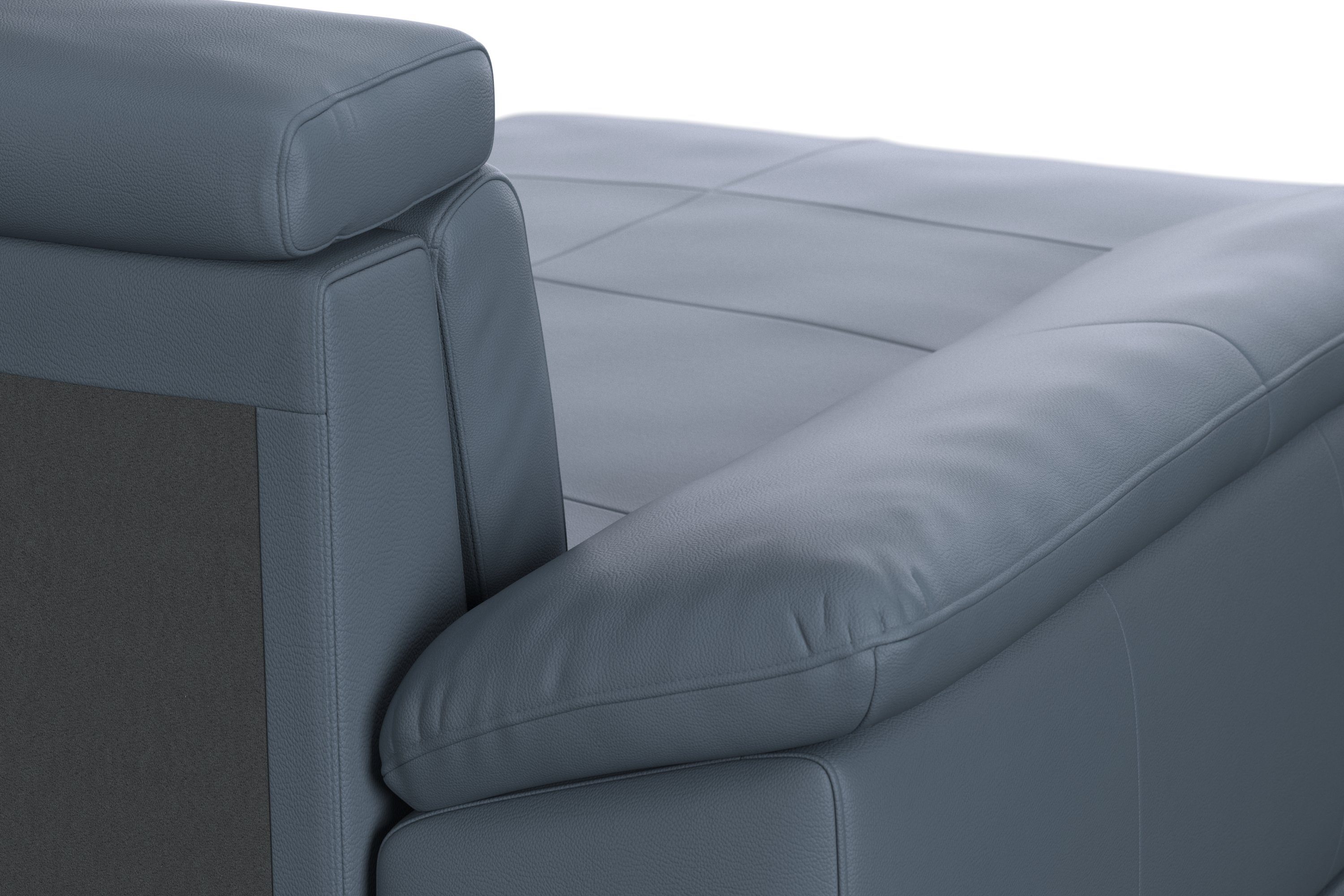 sit&more Zithoek Cabrio U-vorm, met zitdiepteverstelling, arm- en hoofdsteunverstelling