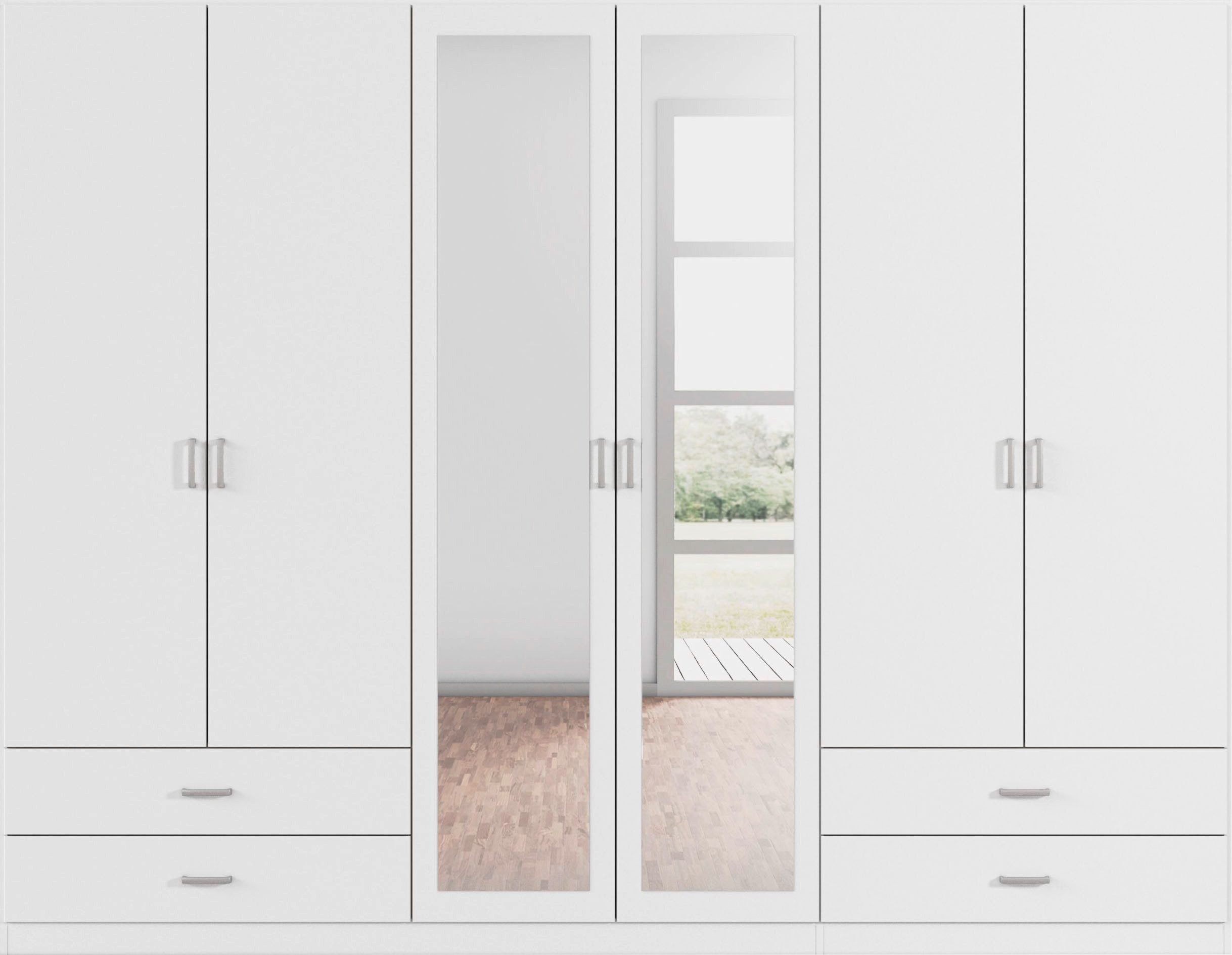 rauch Draaideurkast Borbona Kledingkast kast garderobe waskast BORBONA in 2 breedtes