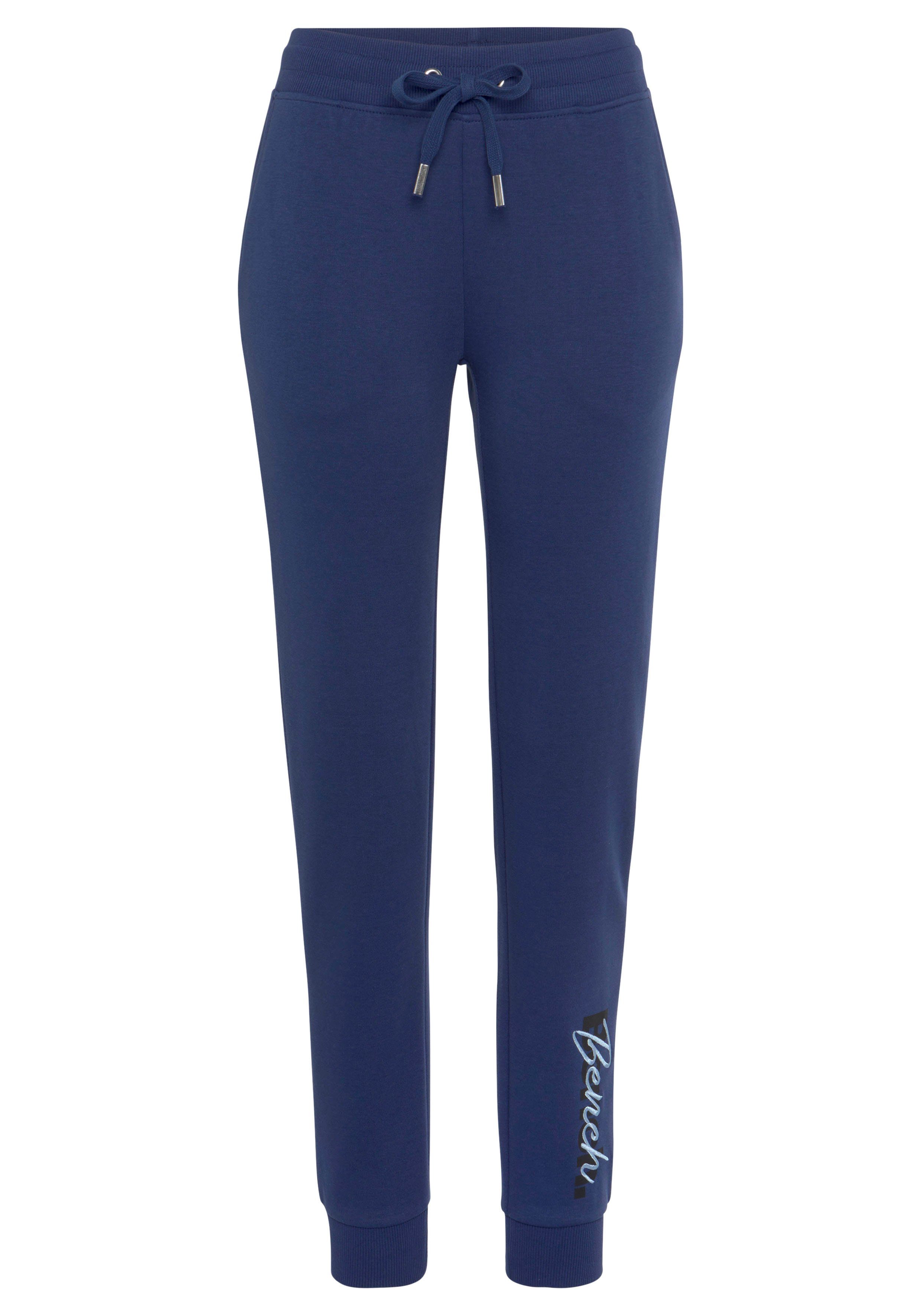 Bench. Loungewear Sweatpants met logoprint en borduurwerk, loungewear