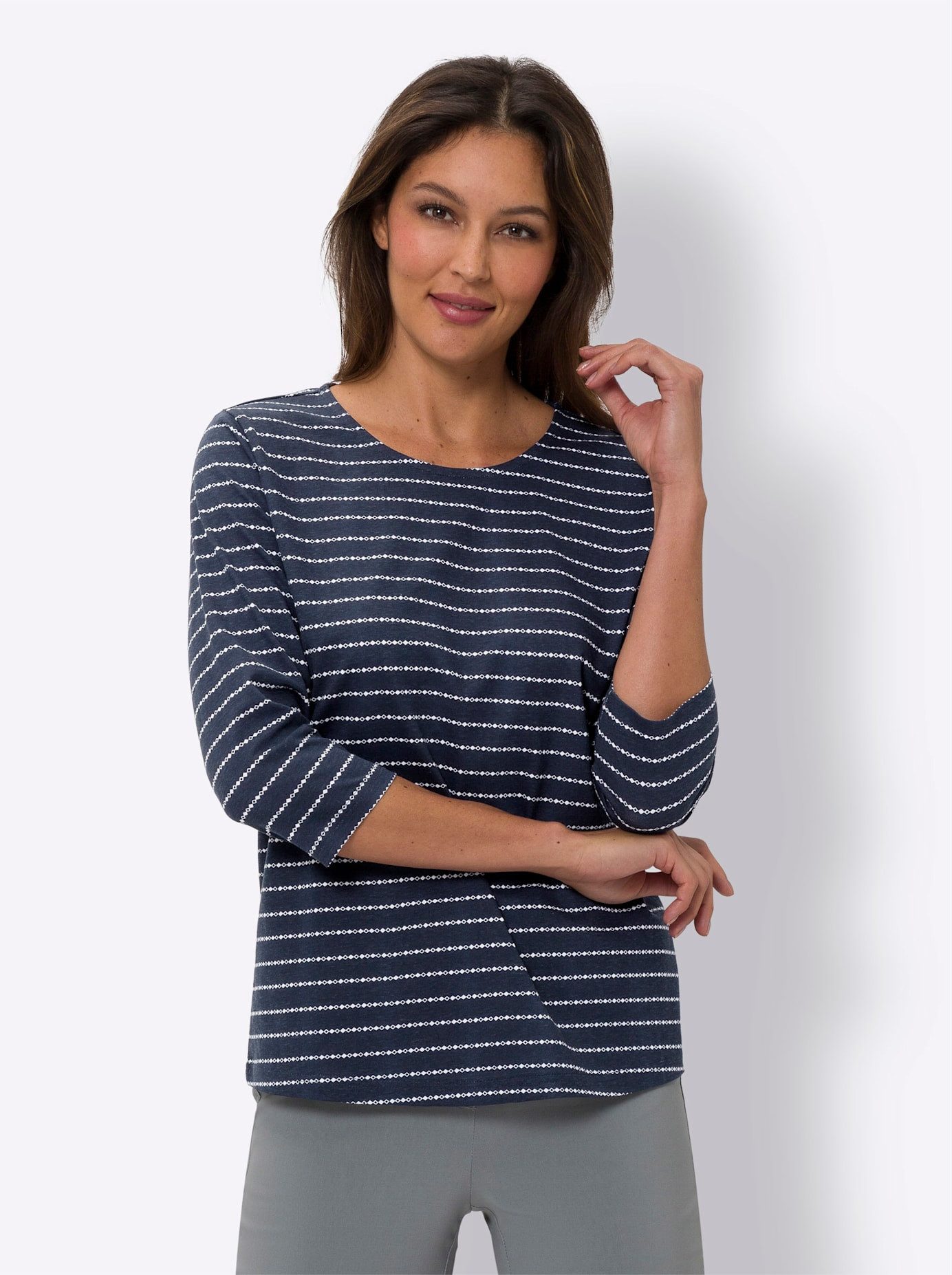 Classic Basics Shirt met ronde hals Shirt (1-delig)