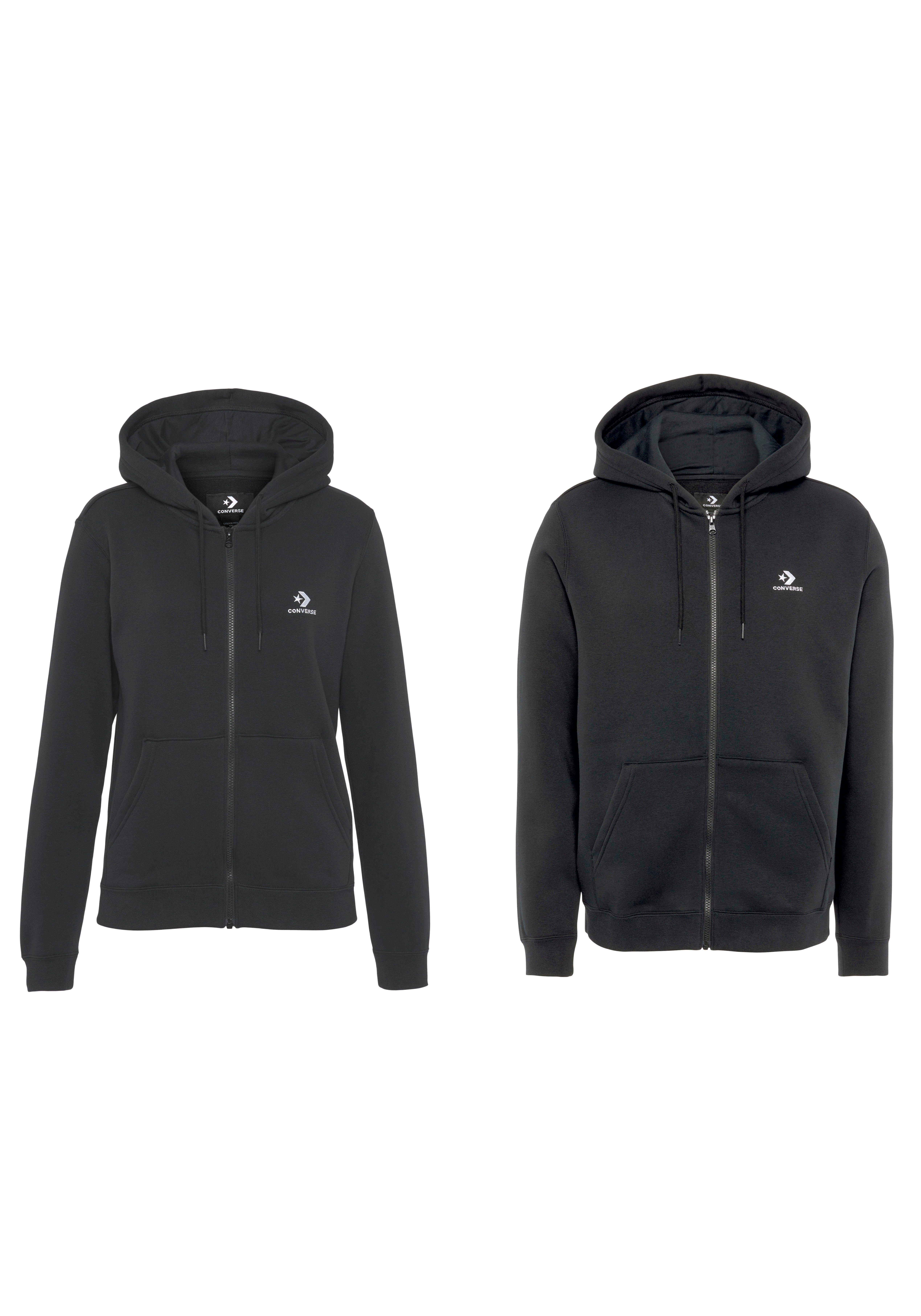 Converse Capuchonsweatvest GO-TO EMBROIDERED STAR CHEVRON BRUSHED BACK FLEECE ZIP HOODIE (1-delig)