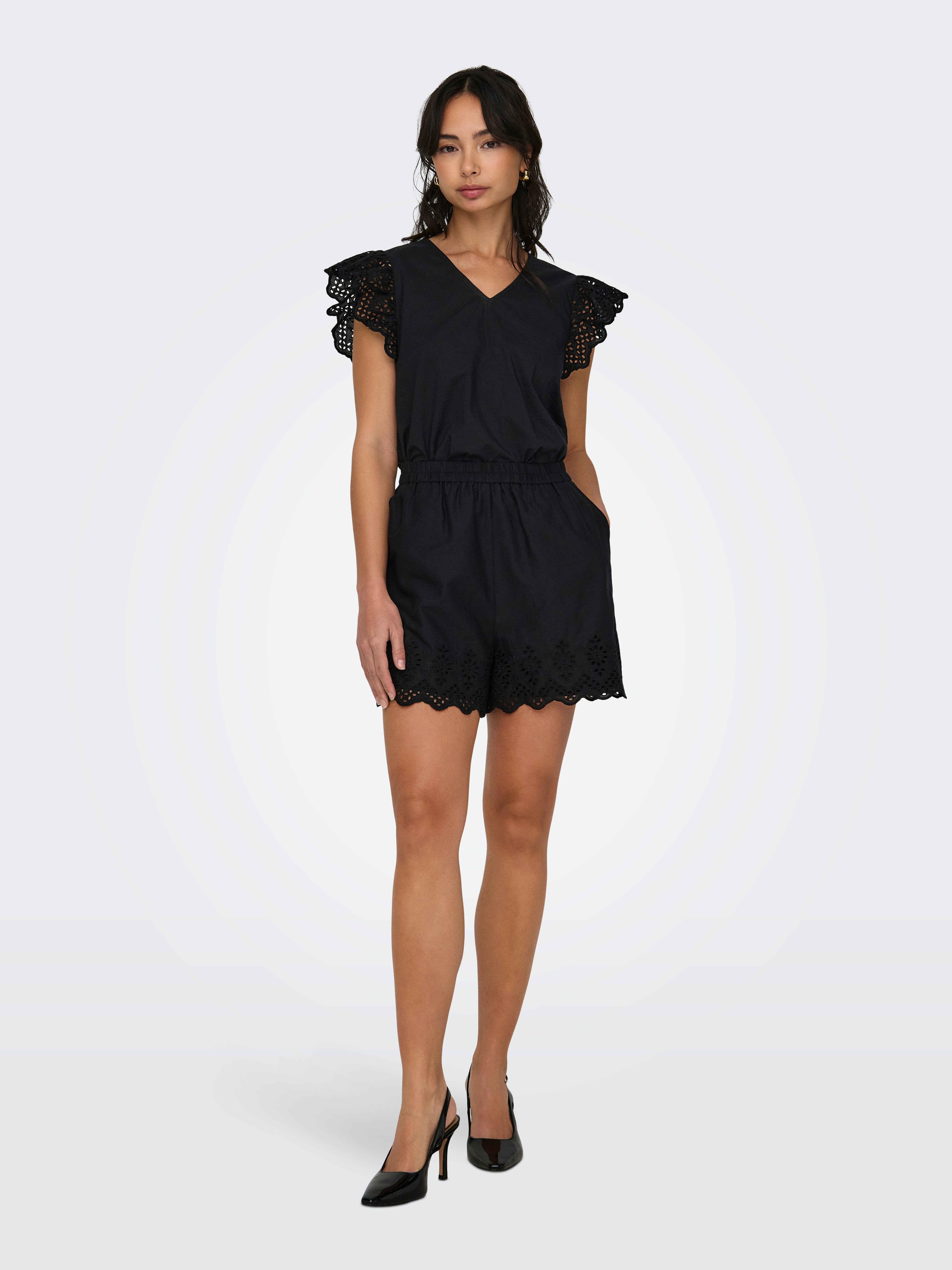 Only Short ONLLOU EMB LOOSE SHORTS PTM