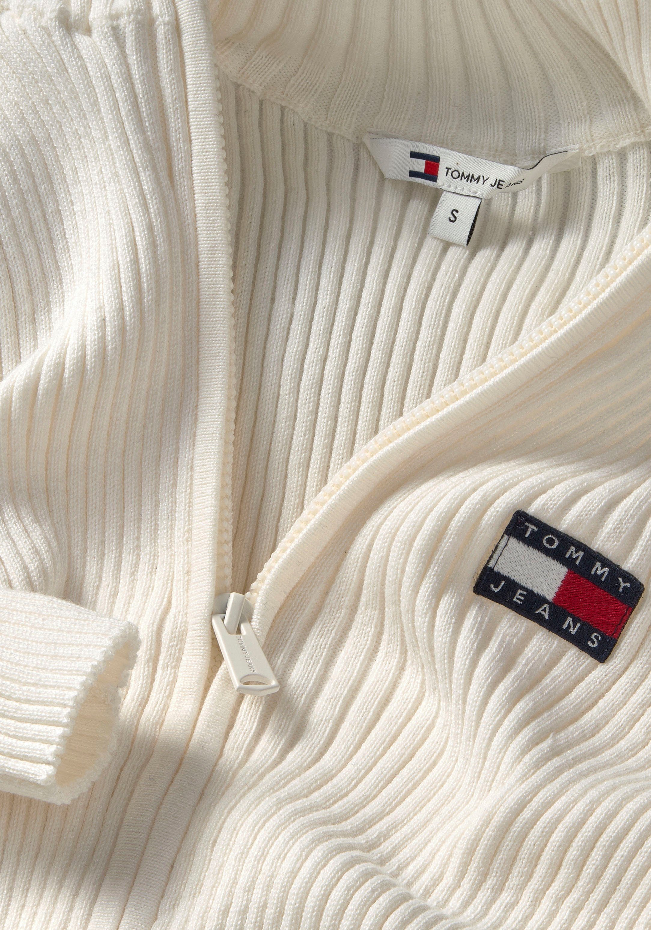 TOMMY JEANS Vest TJW ZIP THRU BADGE CARDIGAN