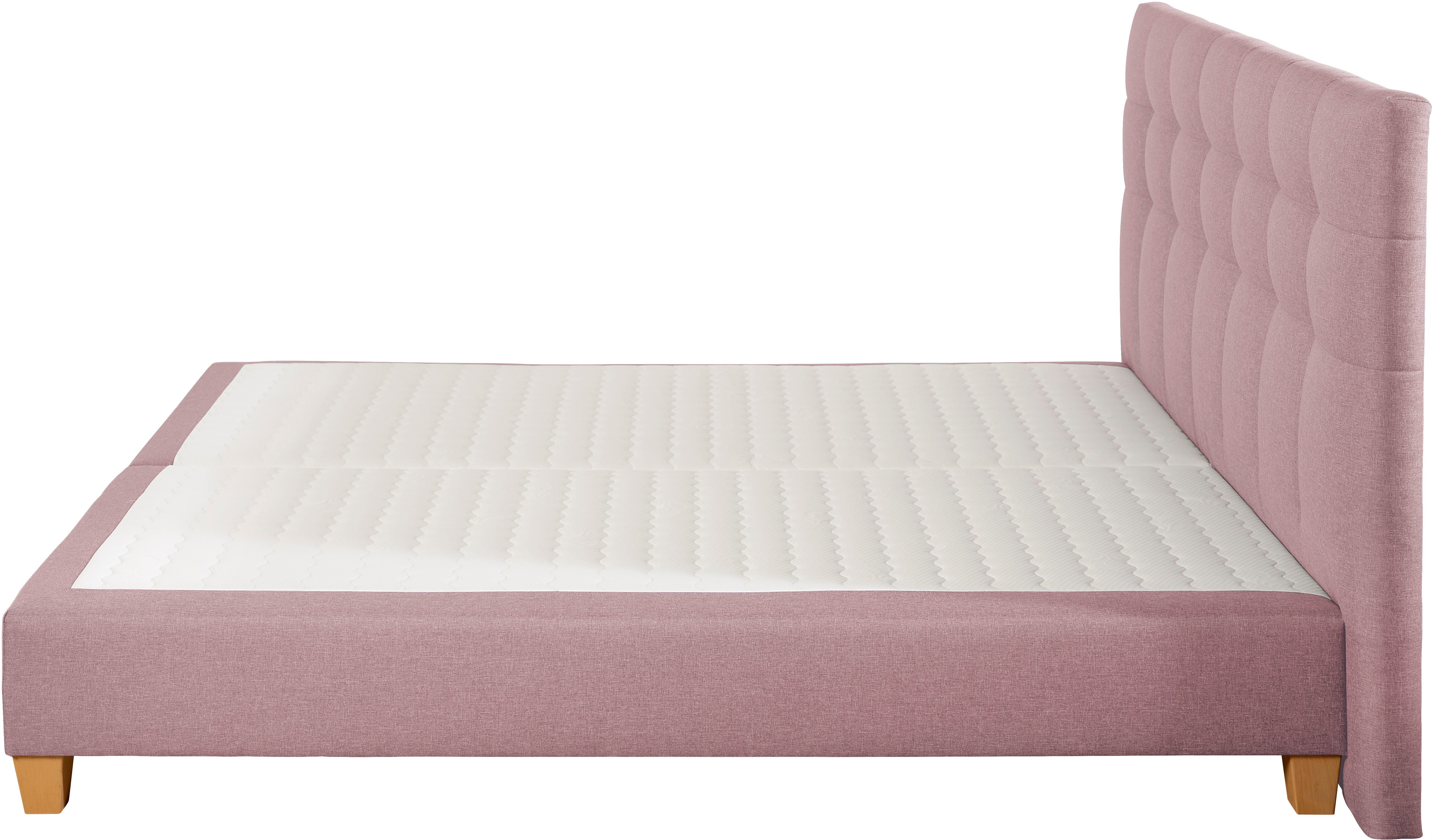 Home affaire Boxspring Moulay incl. topmatras, in extra lang 220 cm, 3 hardheden, ook in h4