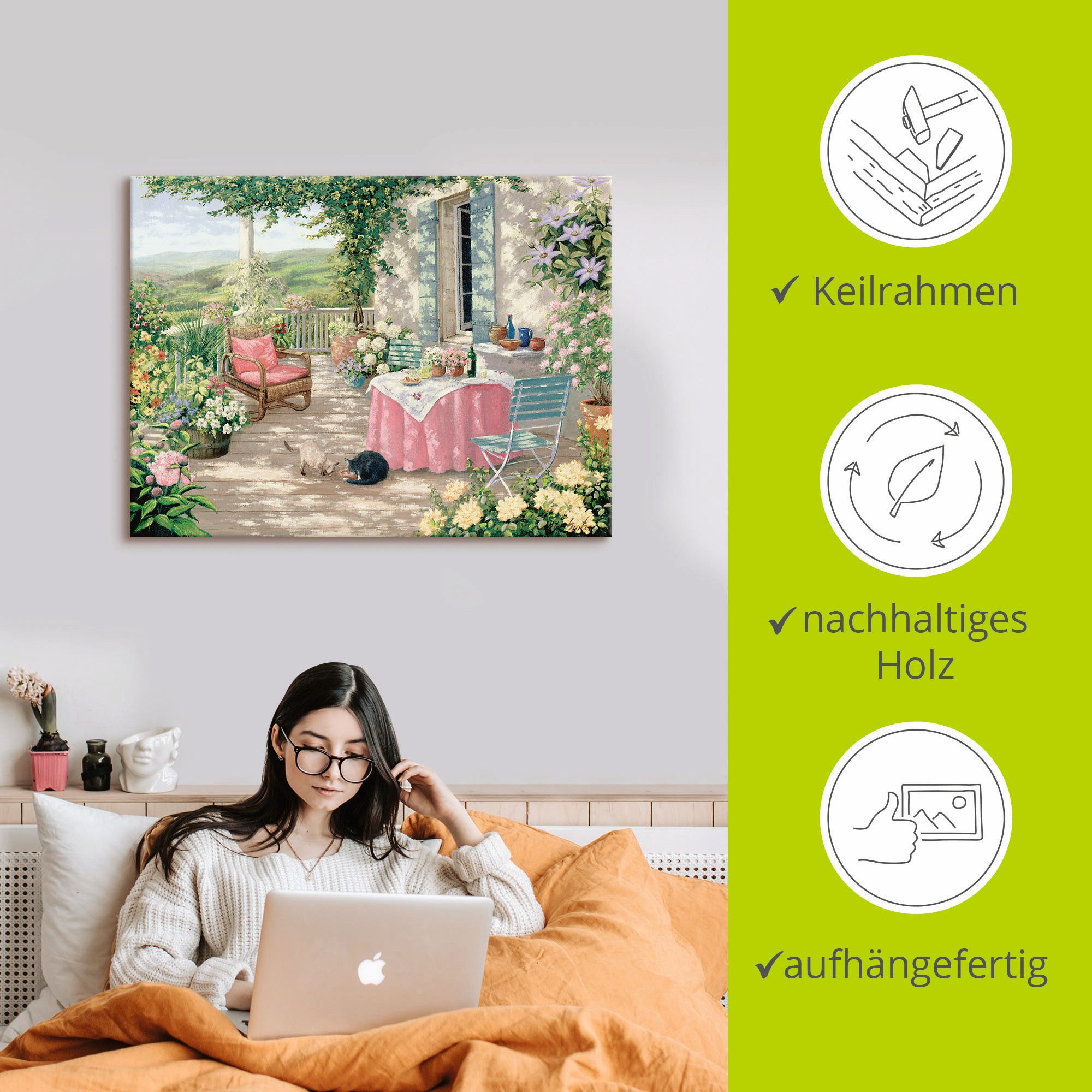 Artland Artprint Brunch als artprint op linnen, poster in verschillende formaten maten