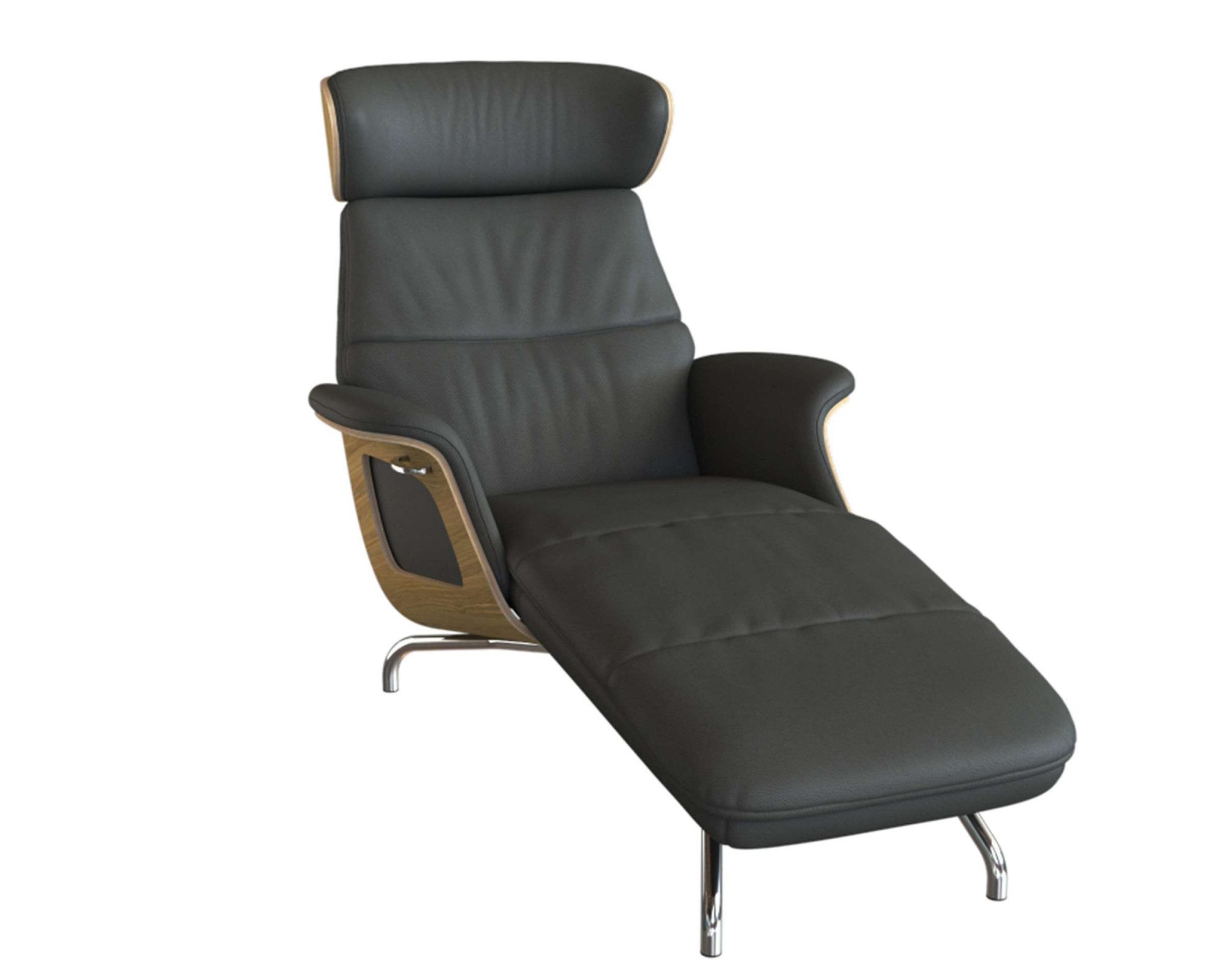 FLEXLUX Loungestoel Clement Chaislongue, Relaxstuhl, Liegesessel,