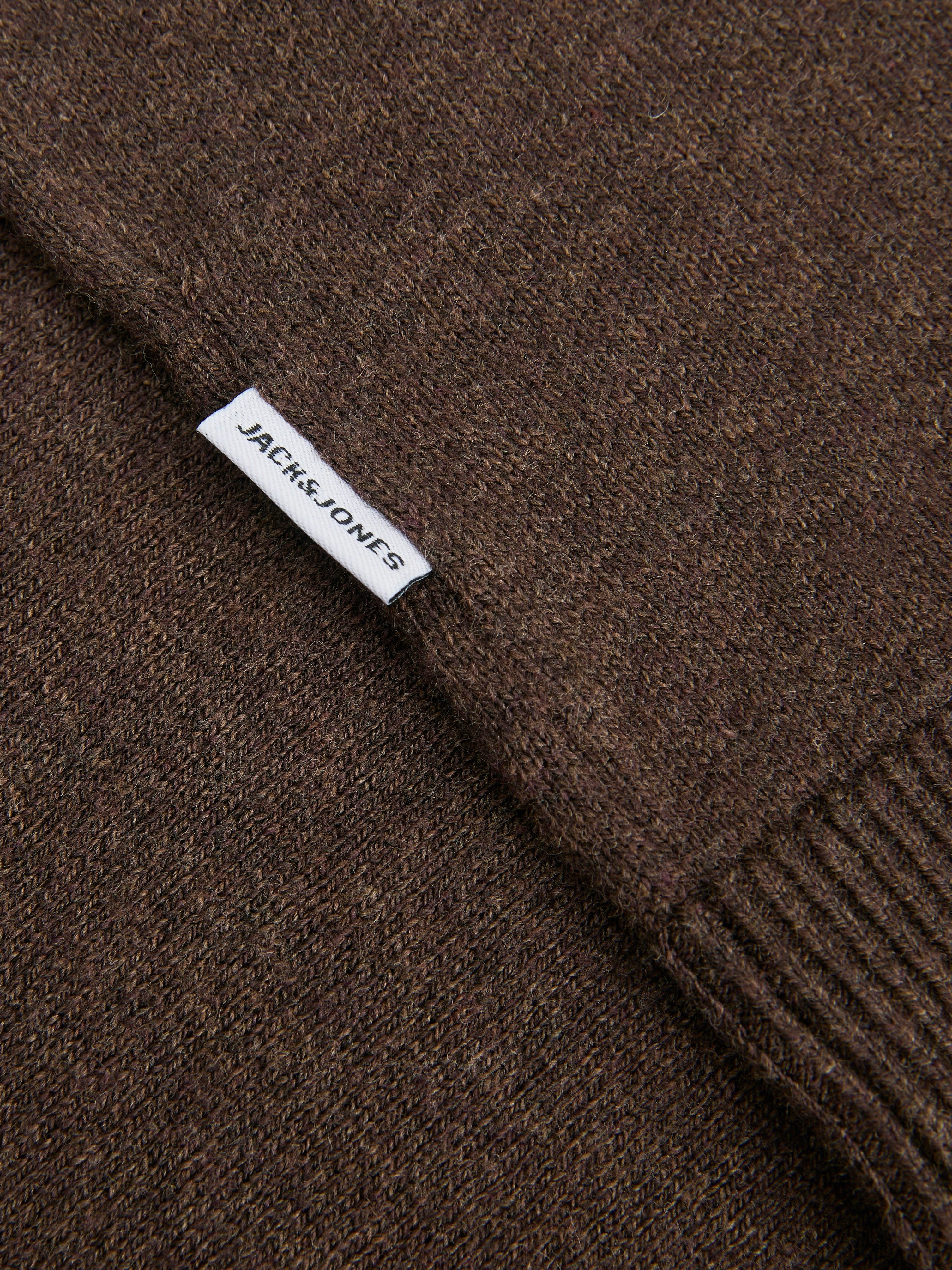 Jack & Jones Trui met polokraag JJEEMIL KNIT POLO HALF ZIP LS NOOS