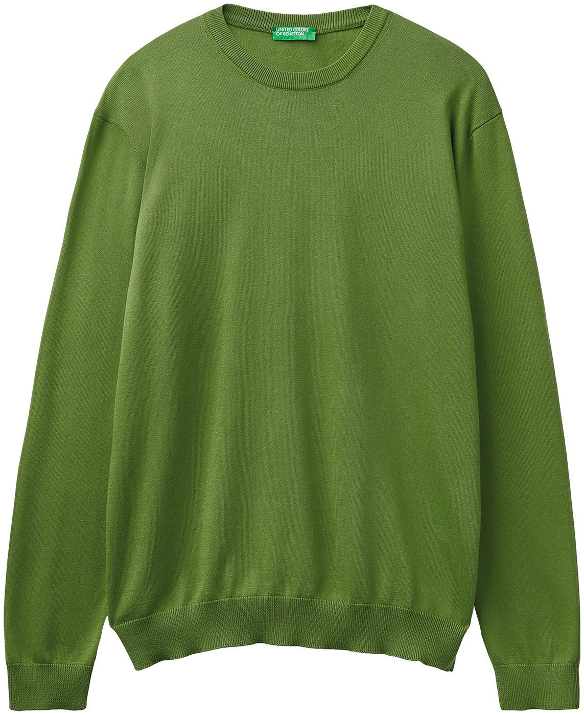 United Colors of Benetton Trui met ronde hals met merklabel