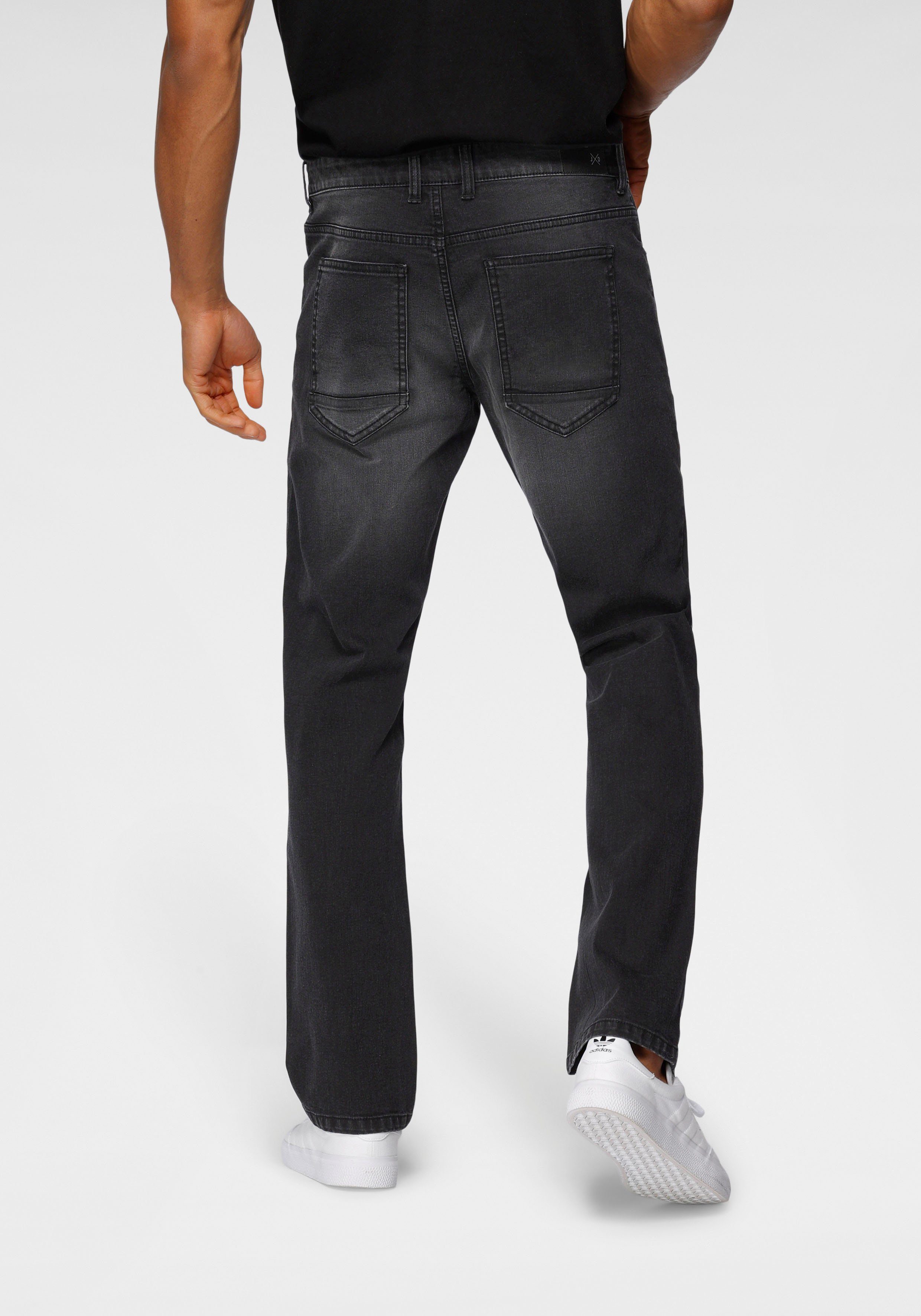John Devin Straight jeans rechte pasvorm, rechte pasvorm, met used-wassing