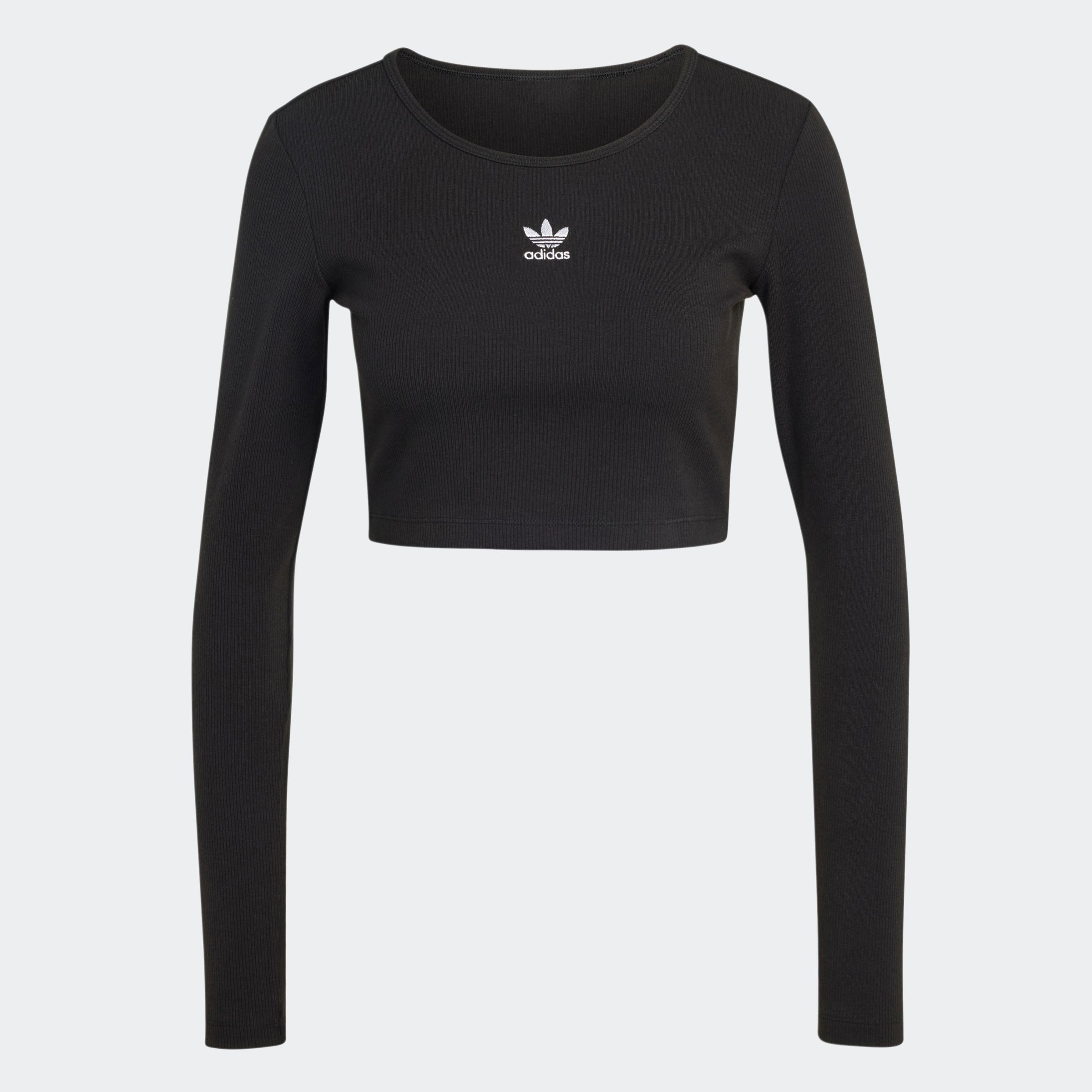adidas Originals Shirt met lange mouwen ESS CROP LS