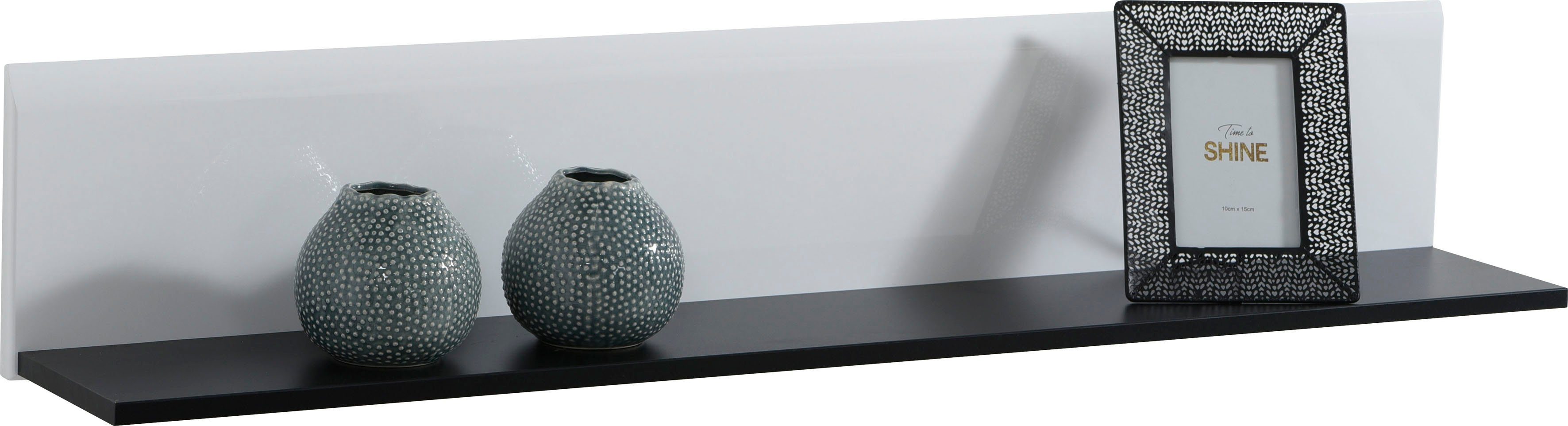 INOSIGN Wandmeubel Trentino Inclusief vitrinekast, lowboard, highboard en wandplank (set, 4-delig)