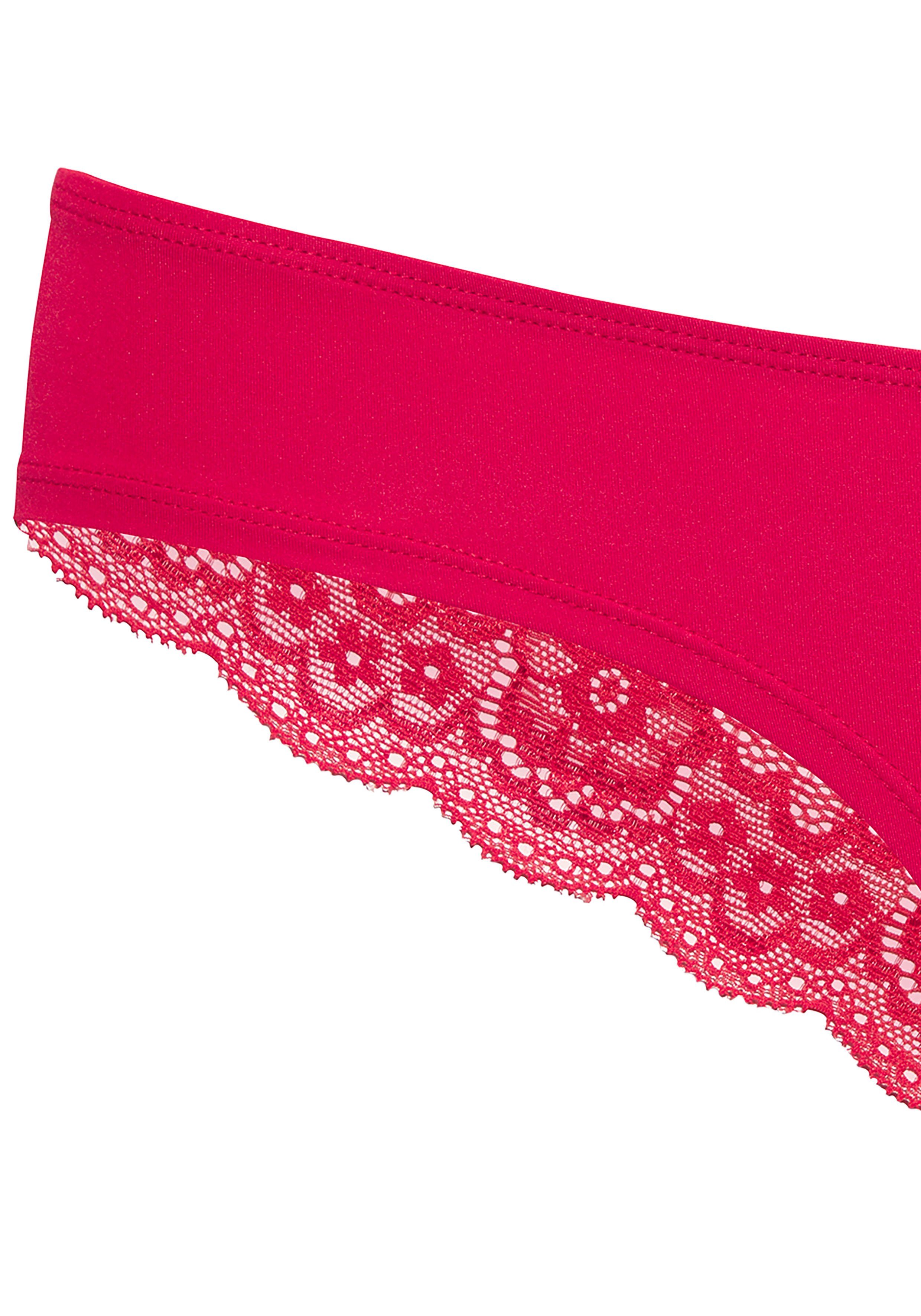 Lascana Brazilian slip met mooie kant achter
