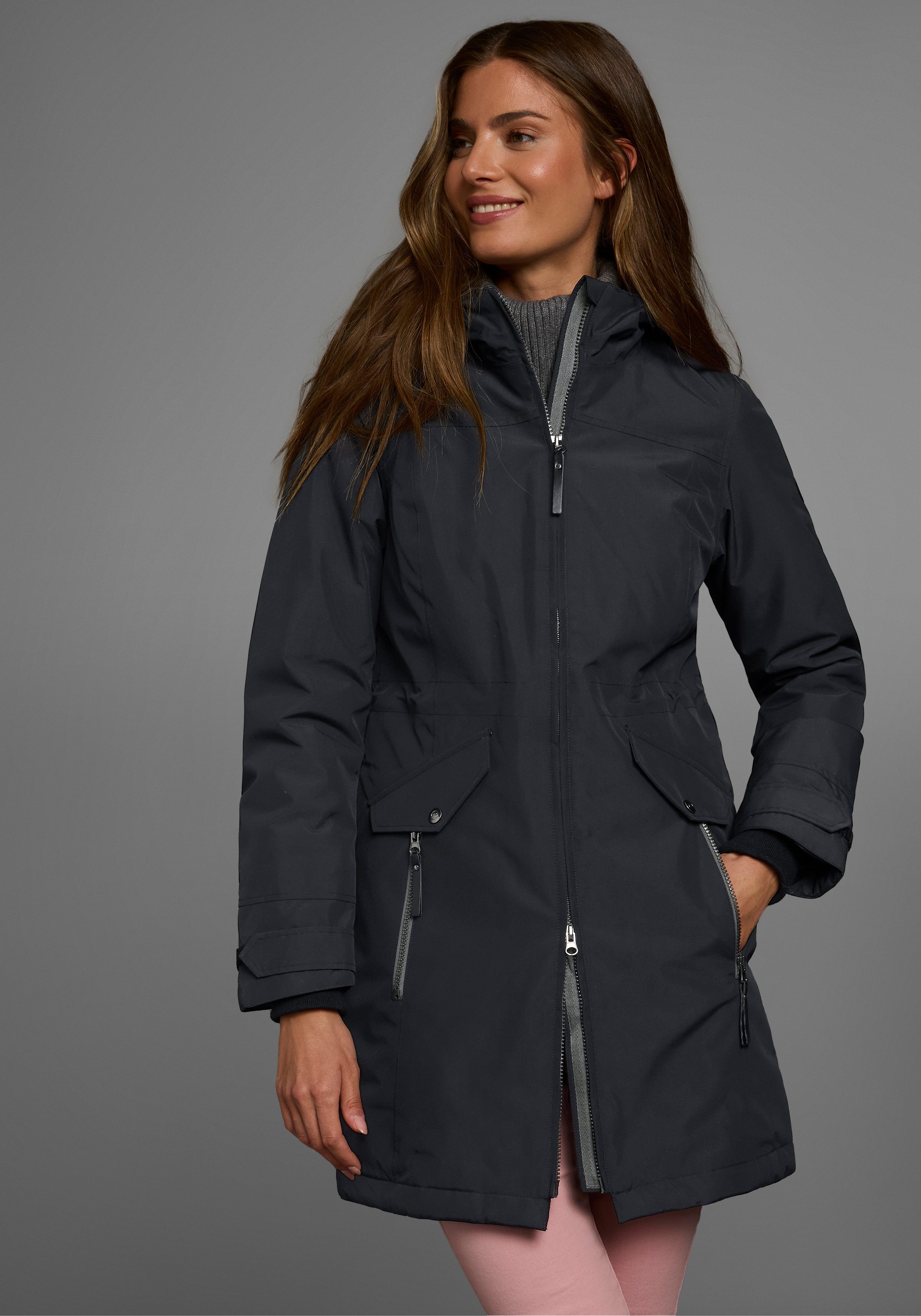 Polarino Functionele parka waterdicht, ademend & winddicht. waterkolom 3000mm
