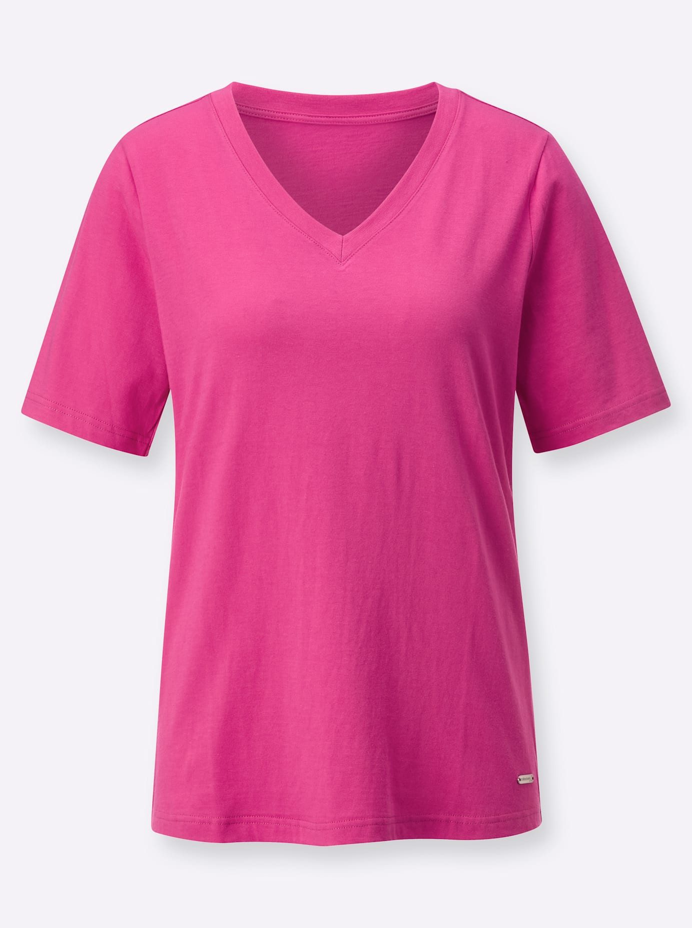 Casual Looks Shirt met V-hals Shirt met korte mouwen (1-delig)