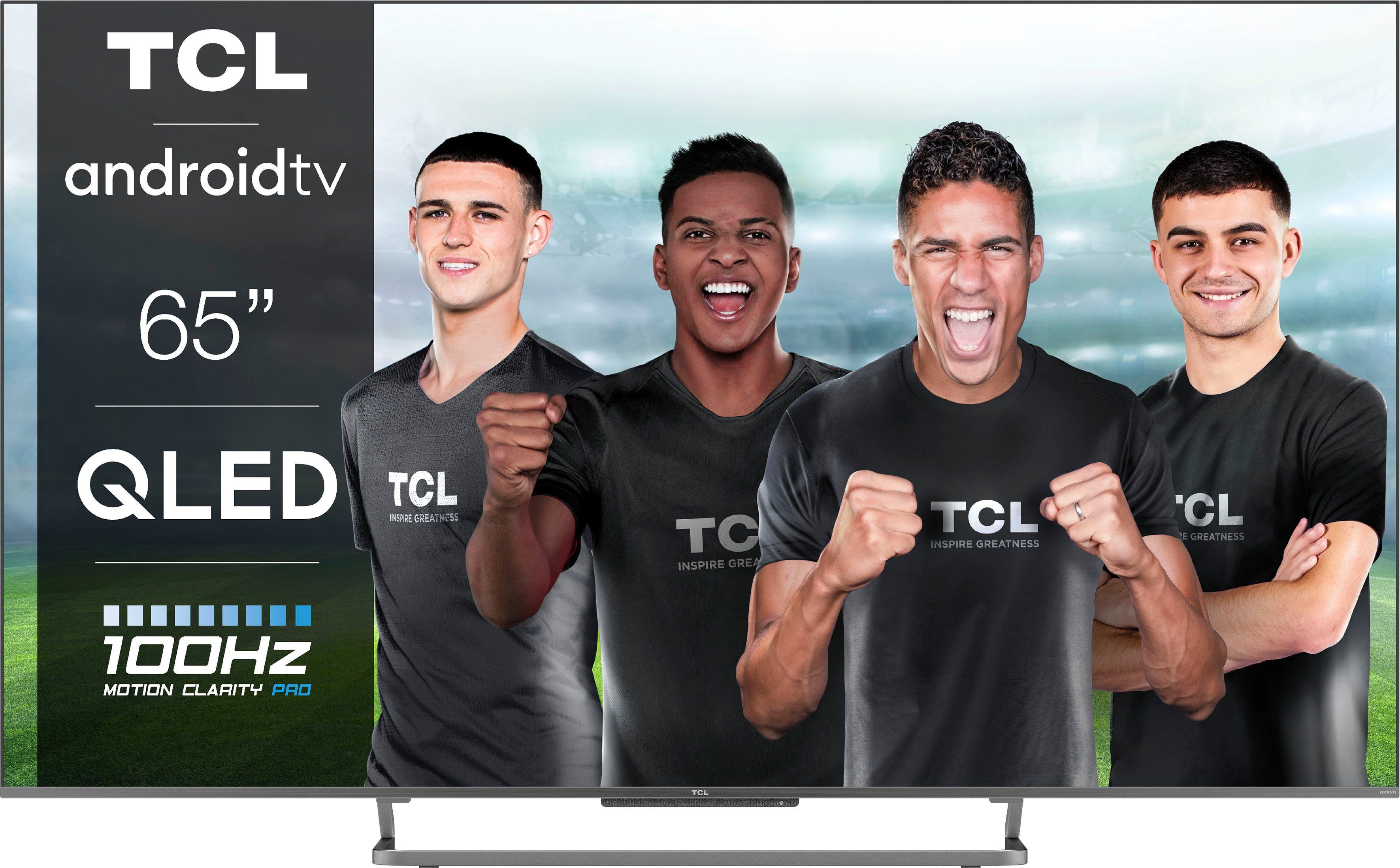 TCL QLED-TV 65C728X1, 164 cm / 65", 4K Ultra HD, Smart TV - Android TV, Android 11, Onkyo-geluidssysteem, gaming tv
