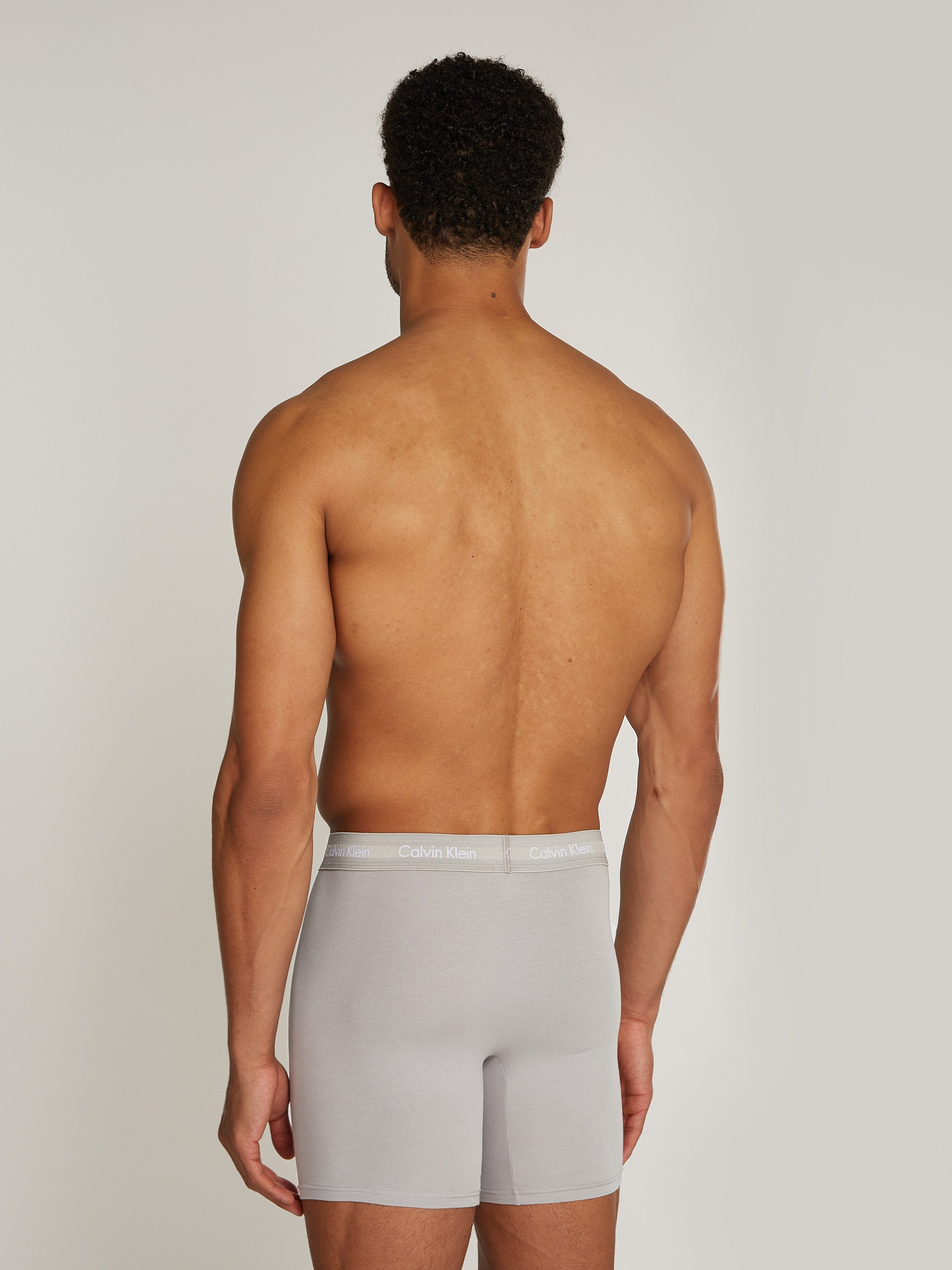Calvin Klein Boxershort CK lange boxer met langere pijpen (set, 3 stuks)