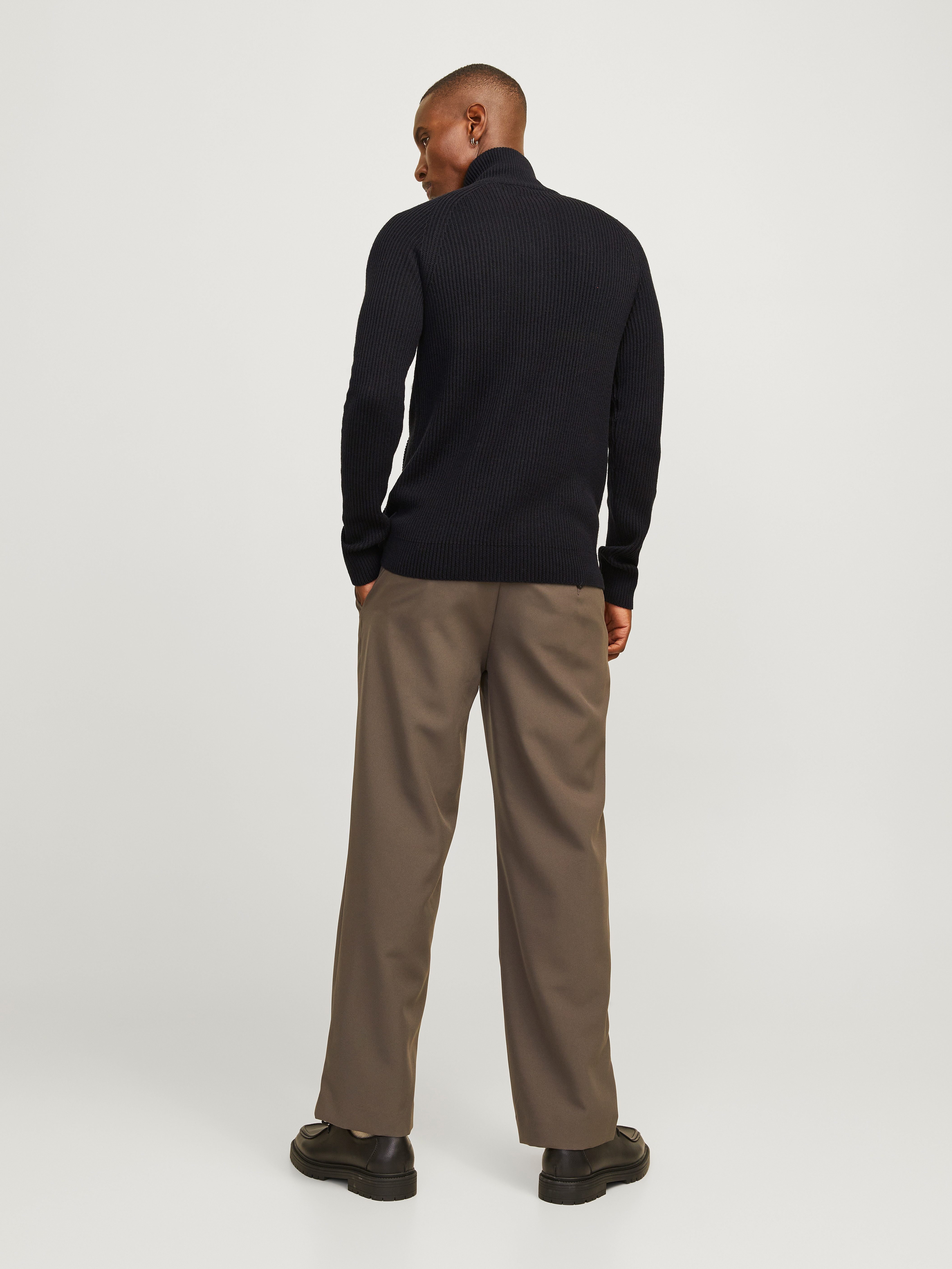 Jack & Jones Vest JJPANNEL KNIT ZIP CARDIGAN AW24