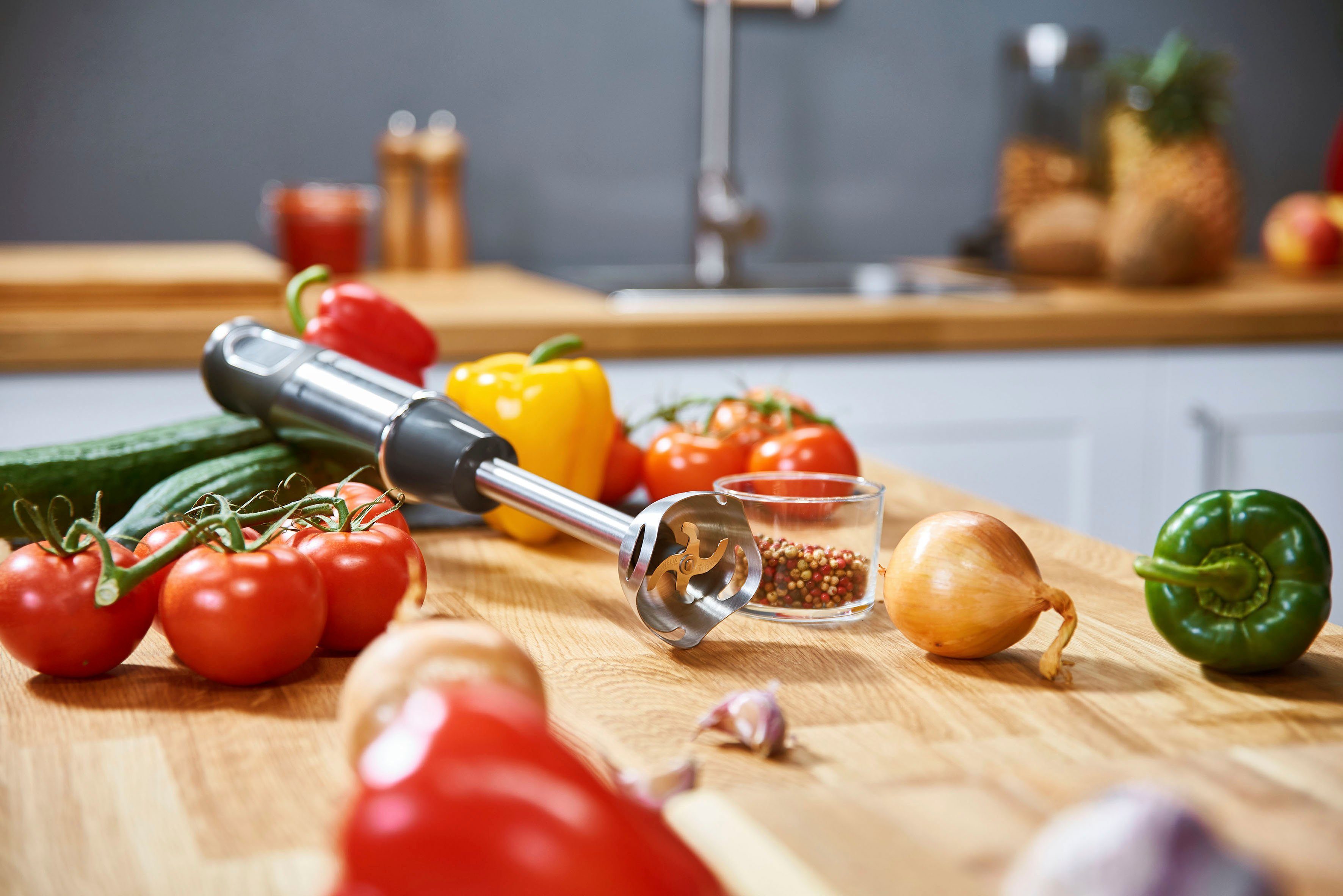 Tefal Staafmixer HB6588 Quickchef Snelheidsregeling, 4 messen met Powelix-technologie