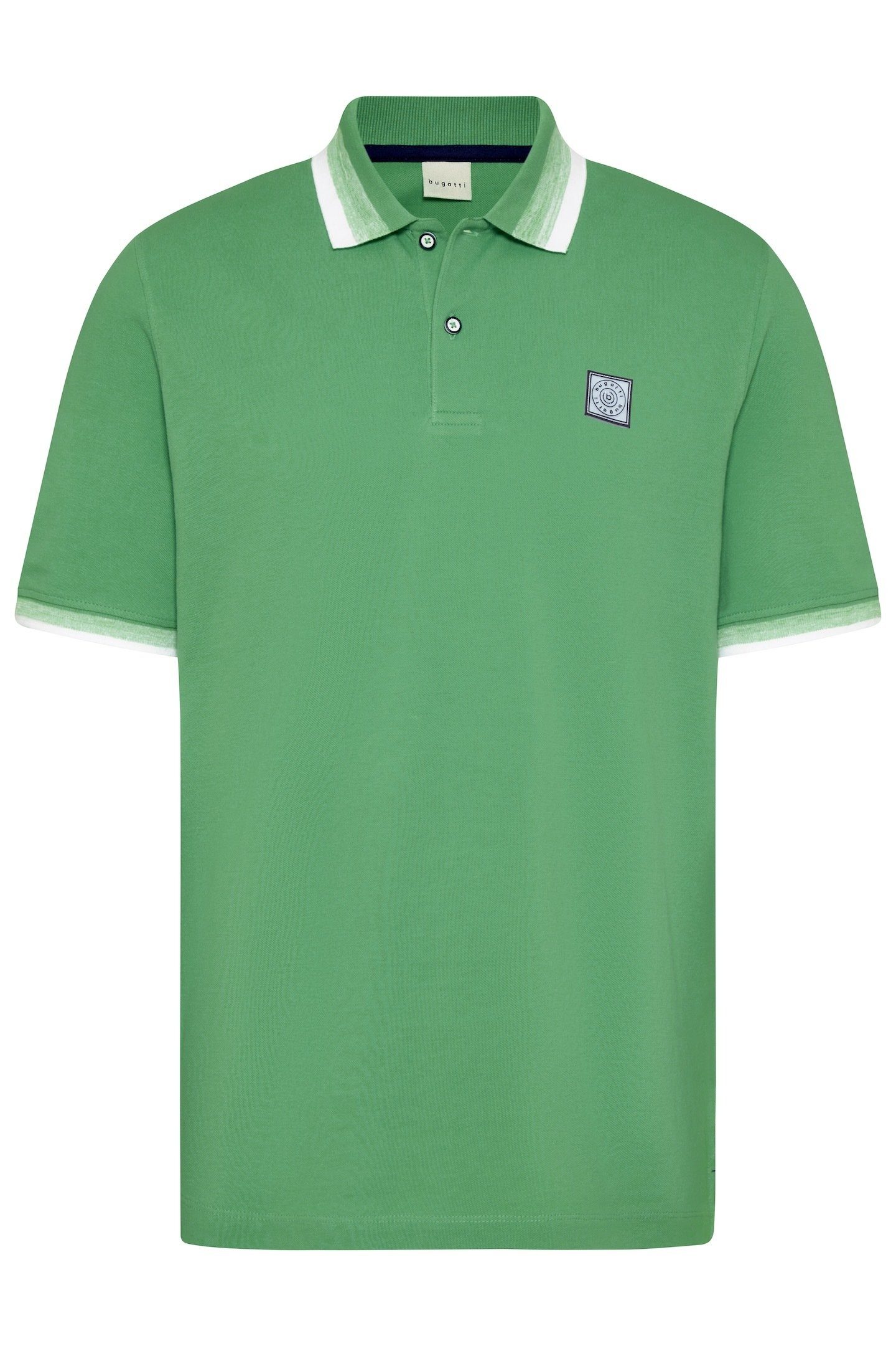 Bugatti Poloshirt met moderne kleurverloop aan de kraag