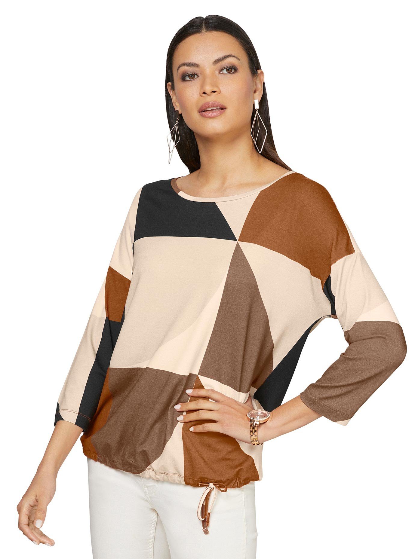 Creation L Shirt met 3/4-mouwen Shirt (1-delig)