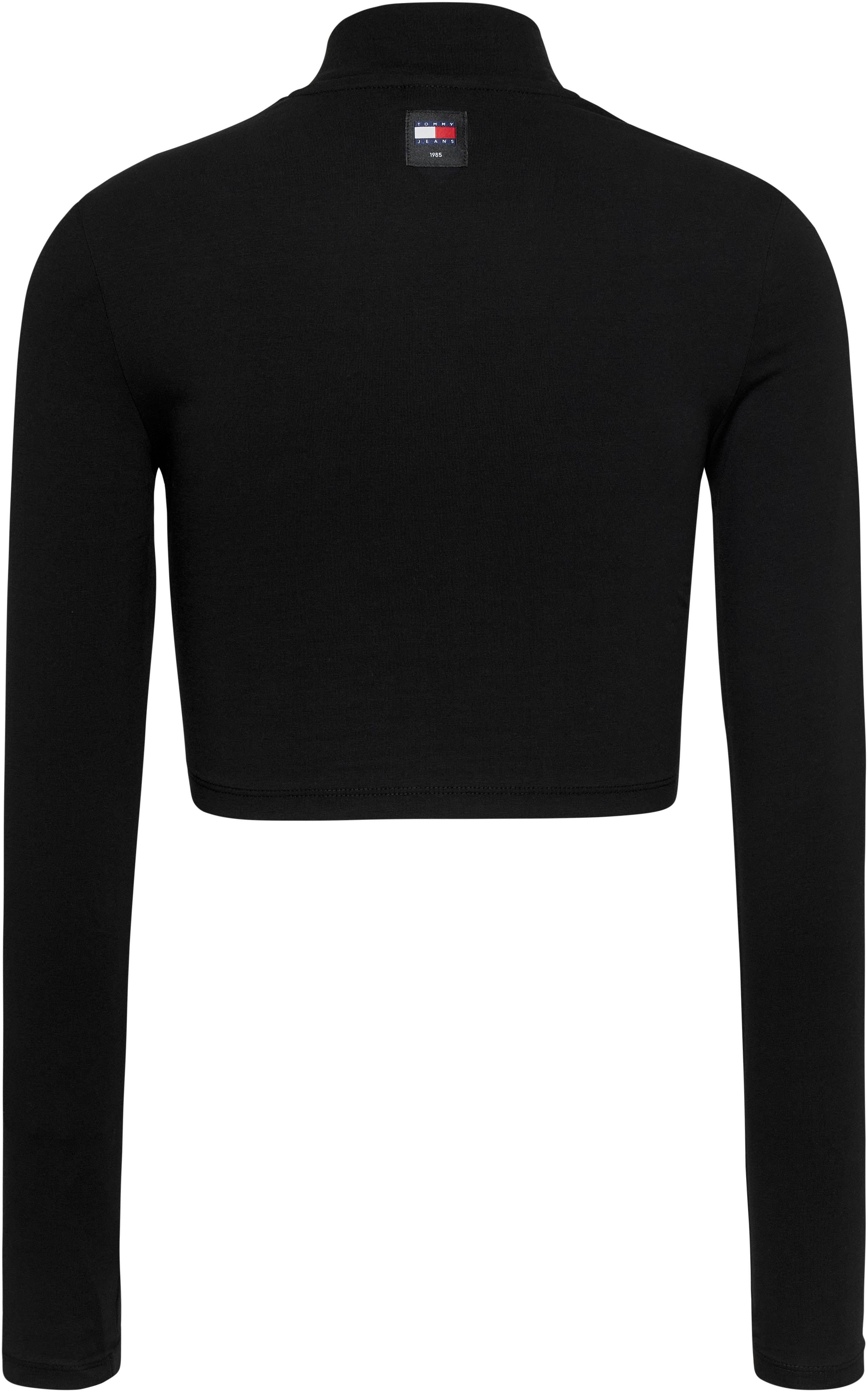 TOMMY JEANS Shirt met staande kraag TJW SLIM SP CRP ESS LOGO 1+ MOCK