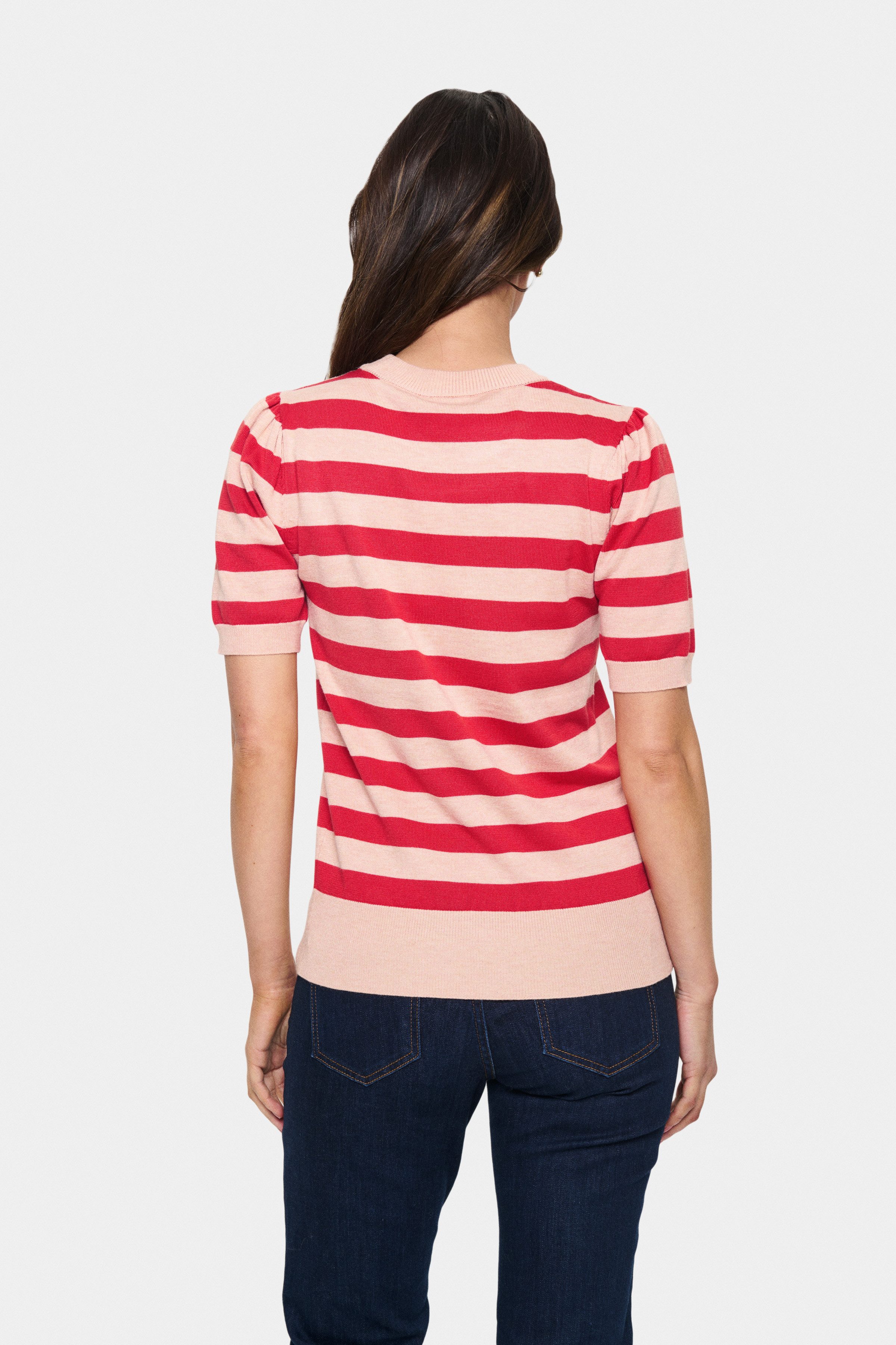 Saint Tropez Gebreide trui MilaSZ SS Block Stripe Pullover