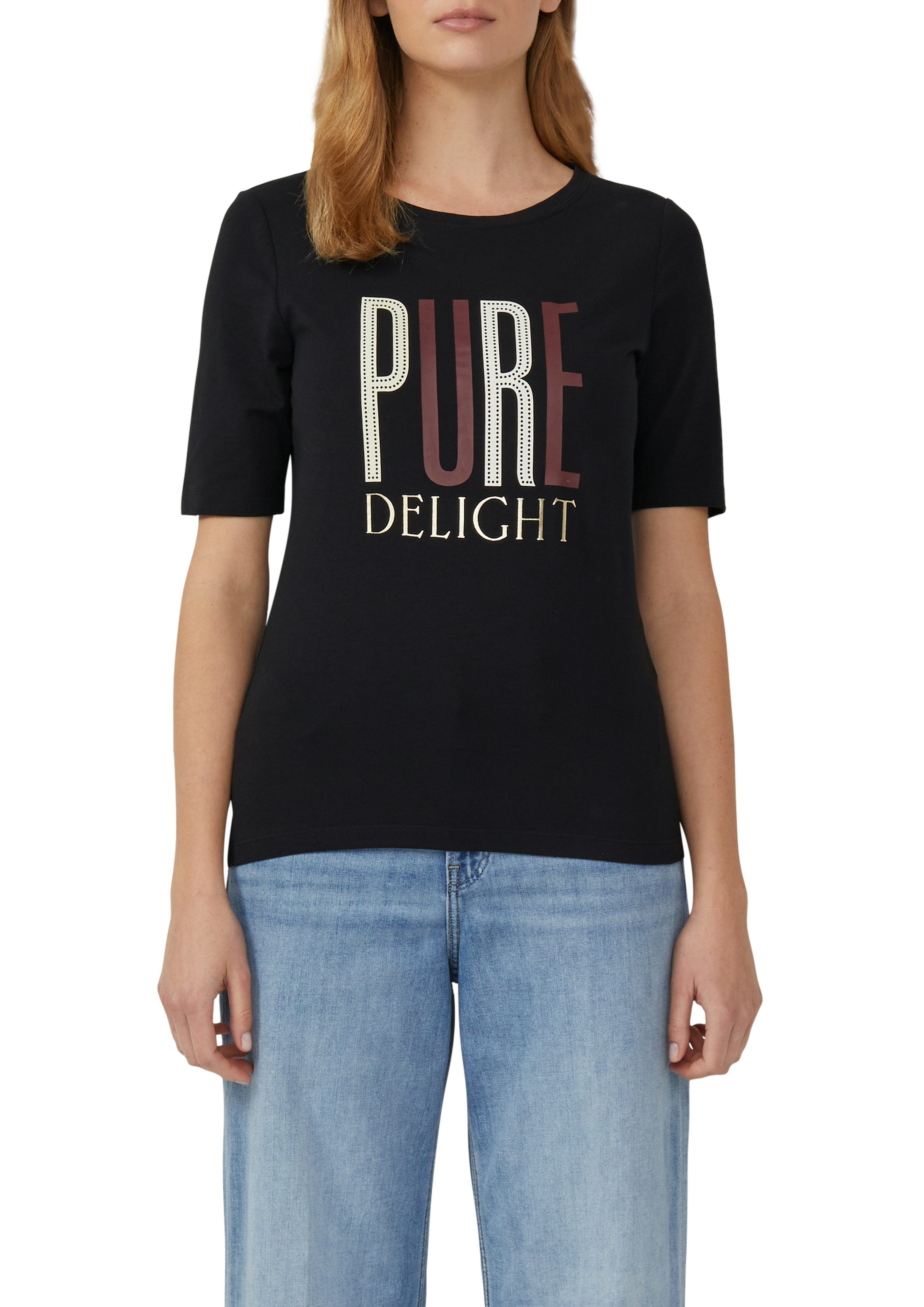 s.Oliver T-shirt dames t-shirts maat 36 zwart