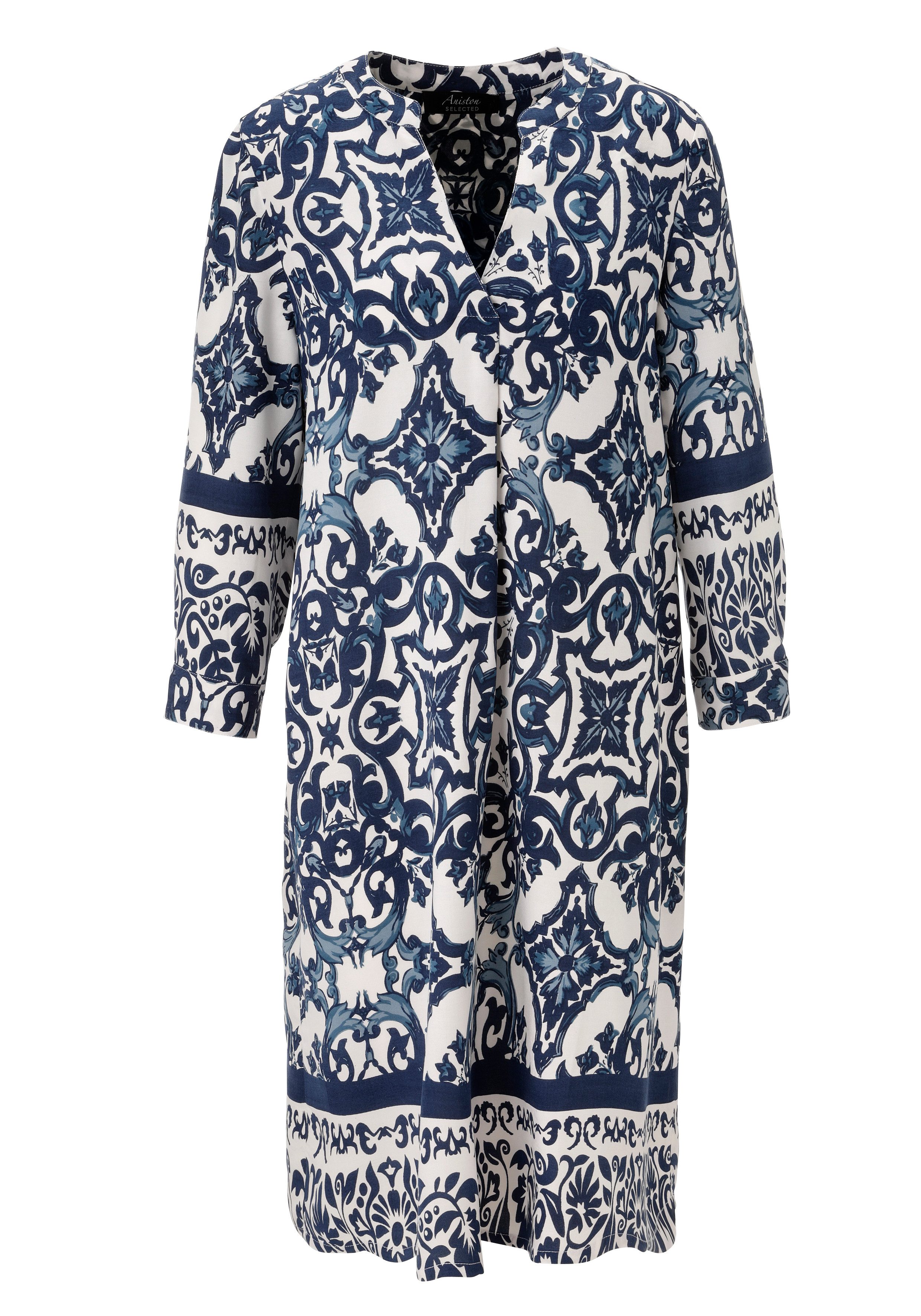 Aniston SELECTED Blousejurk met grootvlak ornamentenpatronen