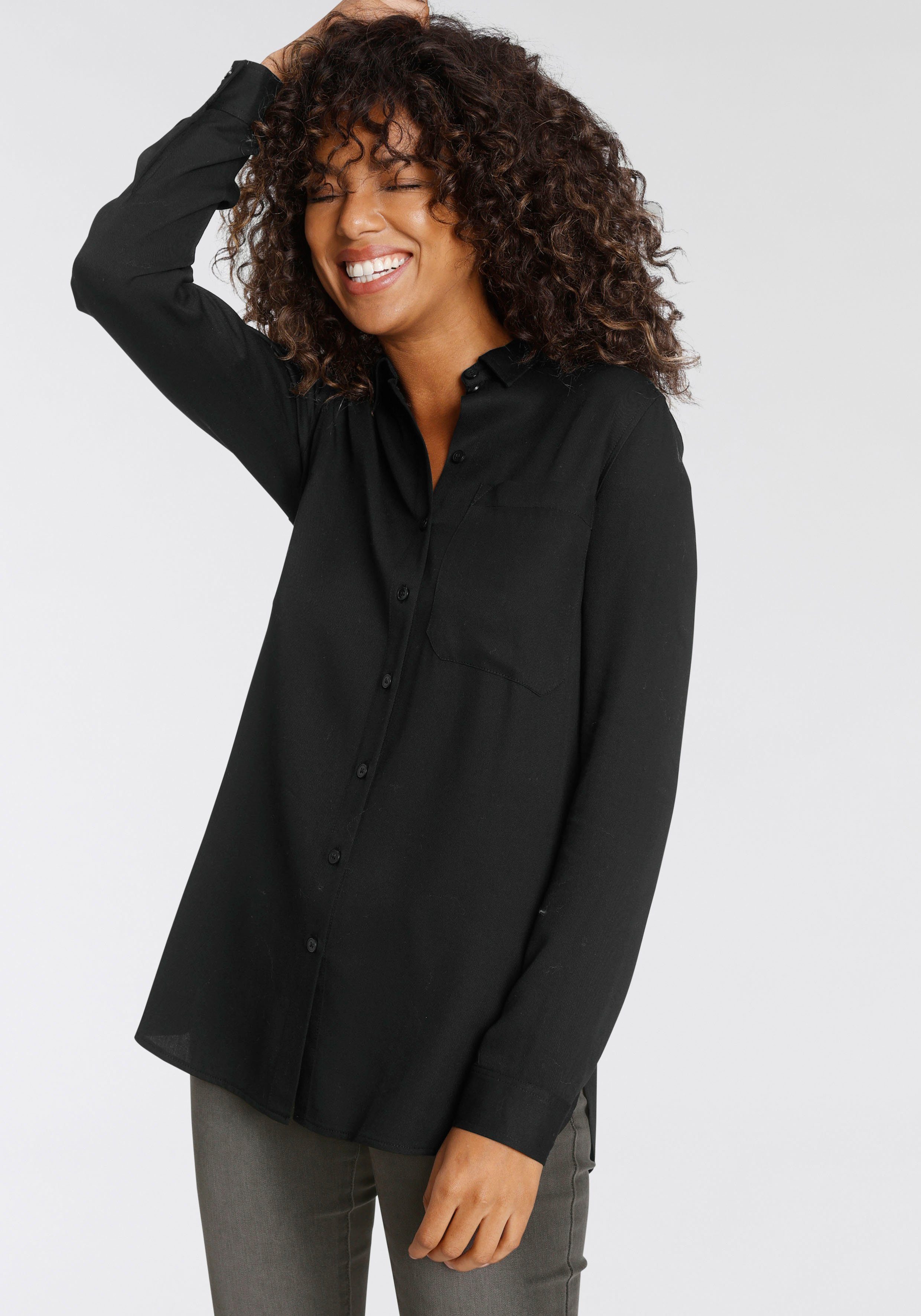 NU 20% KORTING: Tamaris Overhemdblouse in oversized look -nieuwe collectie