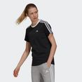 adidas sportswear t-shirt essentials 3-stripes zwart