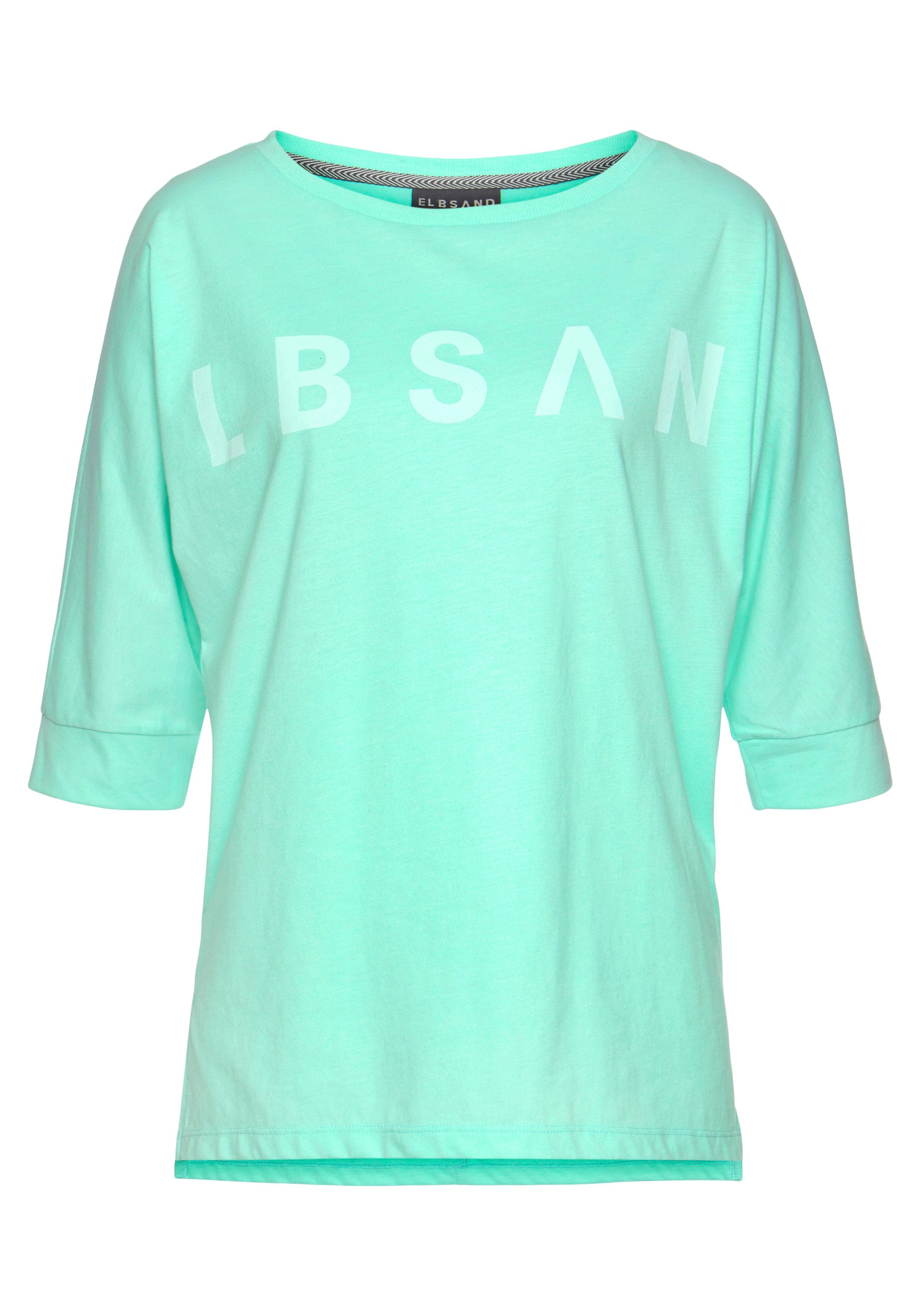 Elbsand Shirt met 3/4-mouwen IDUNA gemaakt van een katoenmix, losse pasvorm, sportief-casual