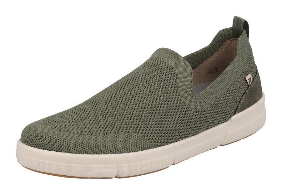 Rieker EVOLUTION Slip-on sneakers met memosoft-binnenzool heren lage sneakers maat 43 EU groen